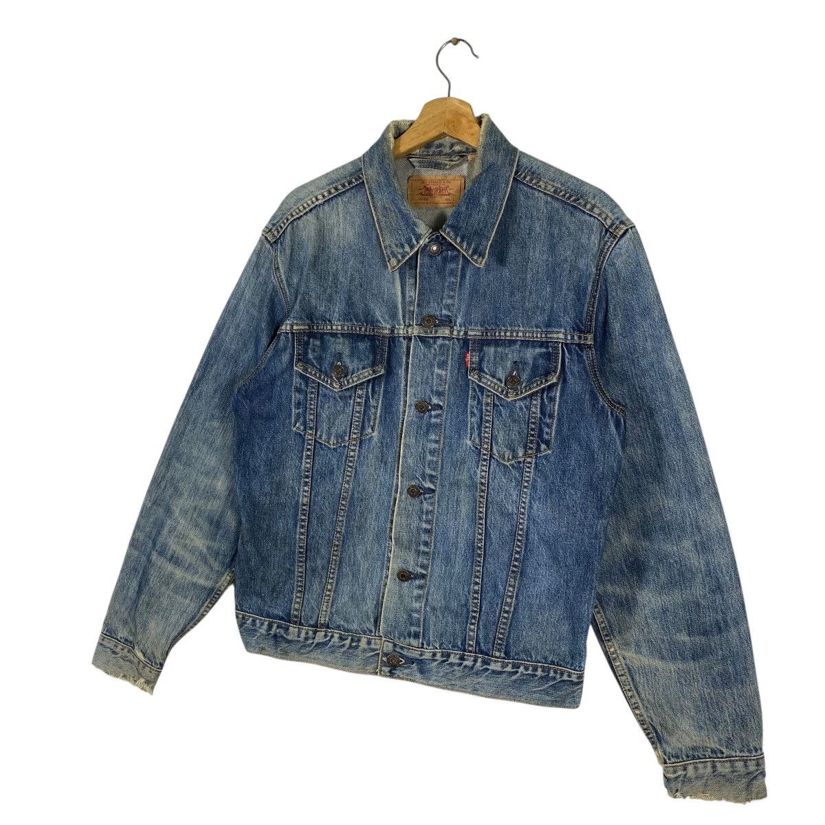 Levi's Levi's Type III Denim Trucker Distressed Jacket L Size Size US L / EU 52-54 / 3 - 3 Thumbnail