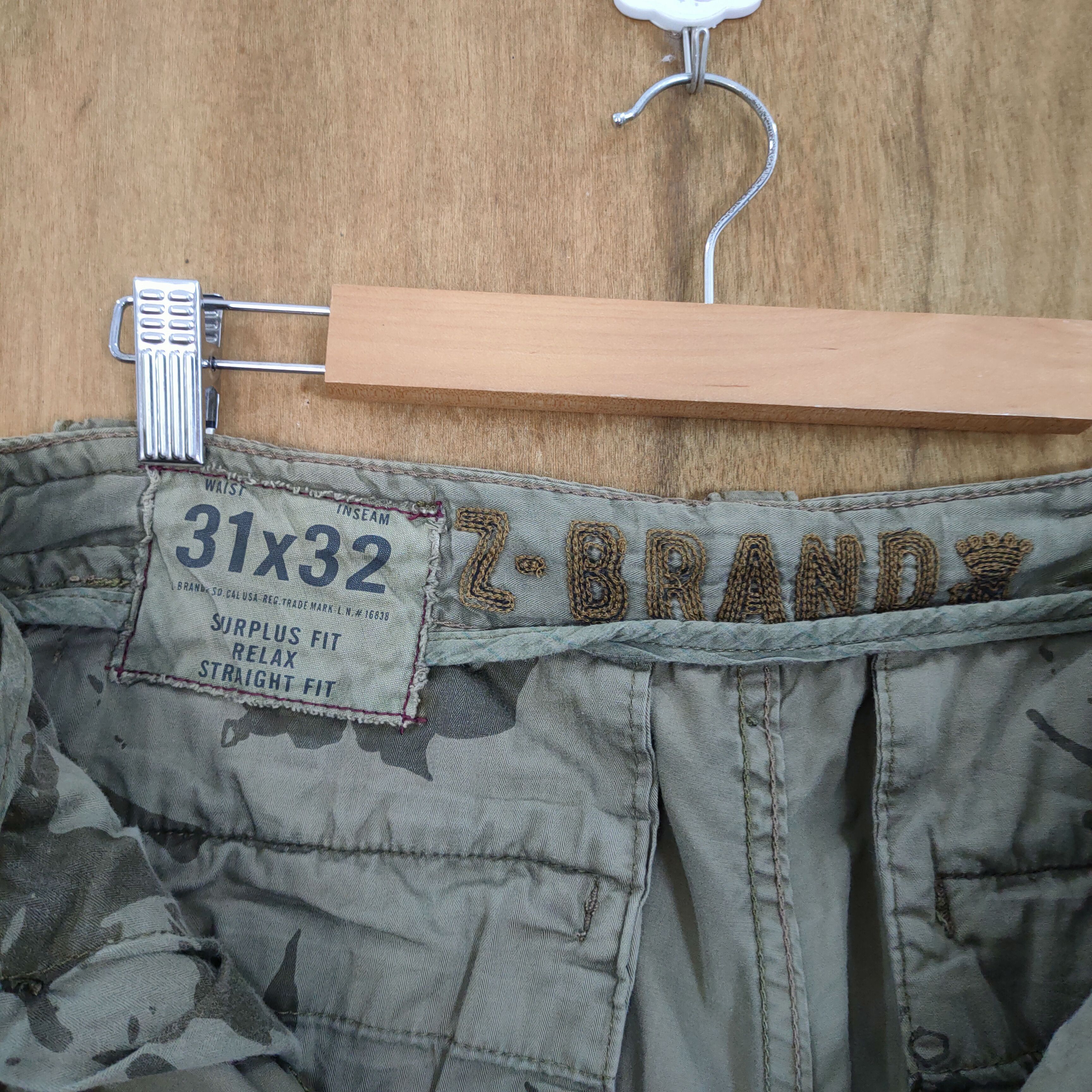 Japanese Brand Z BRAND SURPLUS MULTIPOCKET BONDAGE CARGO PANTS Size US 32 / EU 48 - 13 Thumbnail
