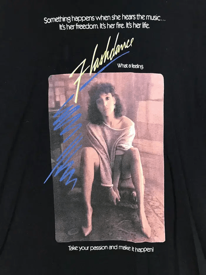 American Apparel Flashdance Film Tshirts Size L / US 10 / IT 46 - 3 Thumbnail