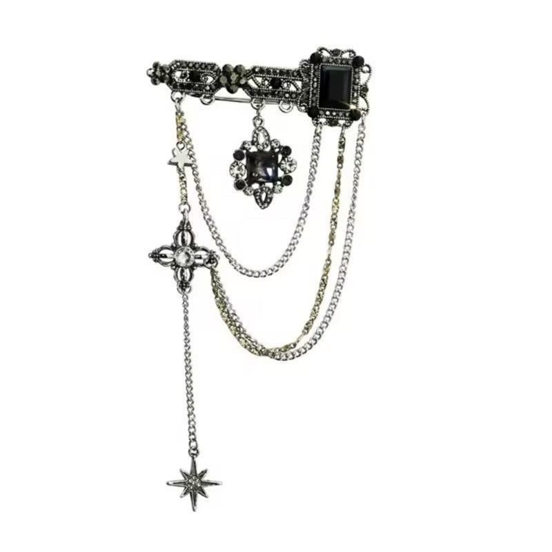 Jewelry Stylish Vintage Y2K Jewelry Tassel Brooch Size ONE SIZE - 4 Thumbnail