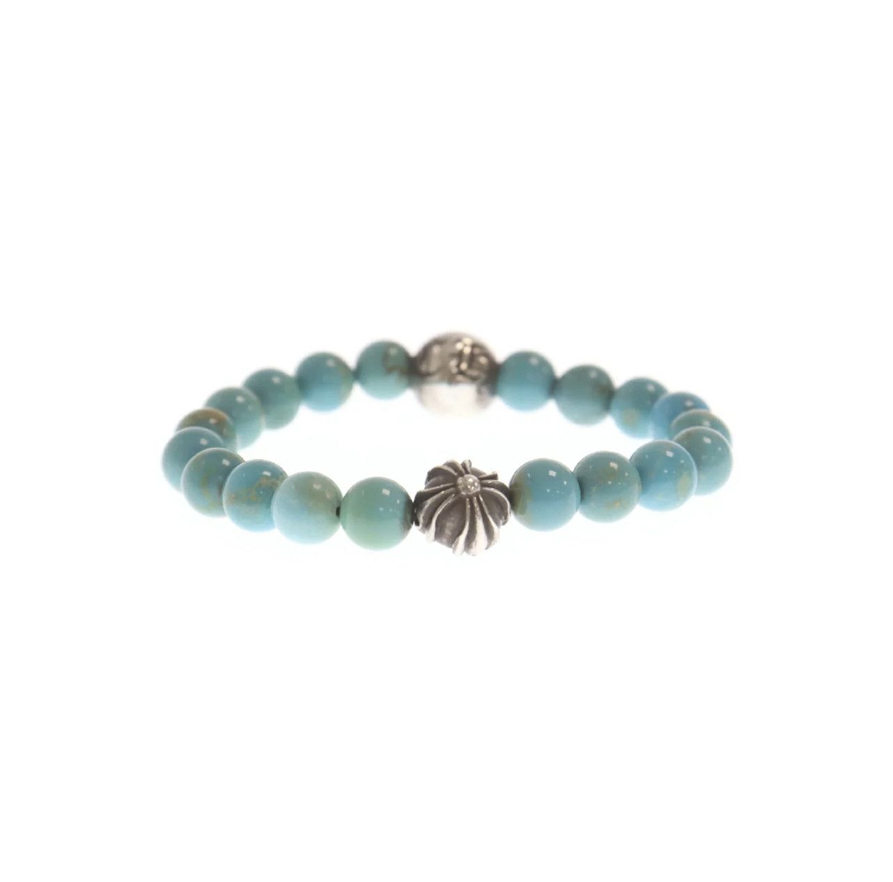 Chrome Hearts CHROME HEARTS 8MM TURQUOISE BEADS BRACELET Size ONE SIZE - 2 Thumbnail