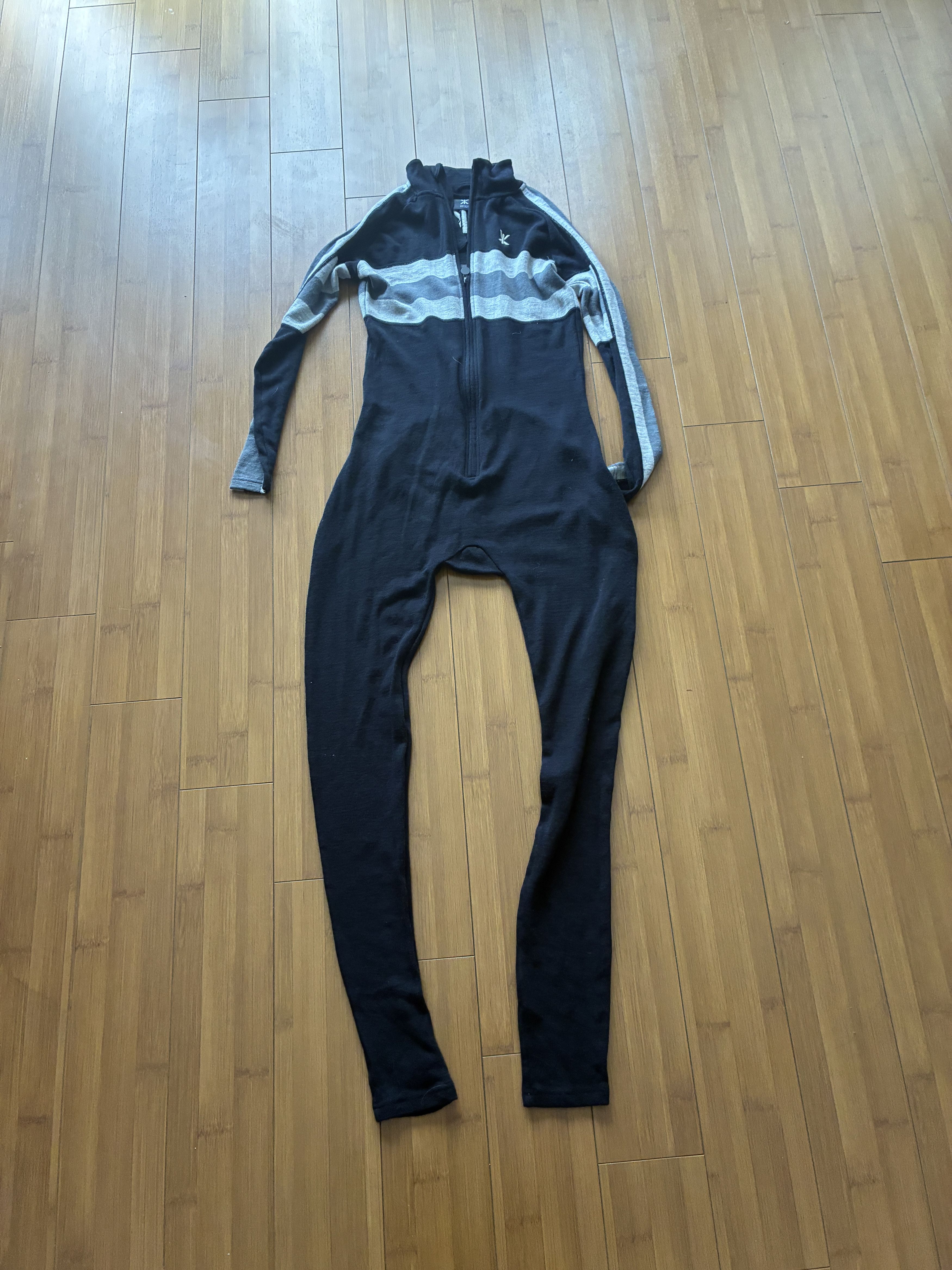 One Piece One Piece Baselayer Ski Black White Jumpsuit Women's Small Size 25" / US 0 / IT 36 - 2 Thumbnail