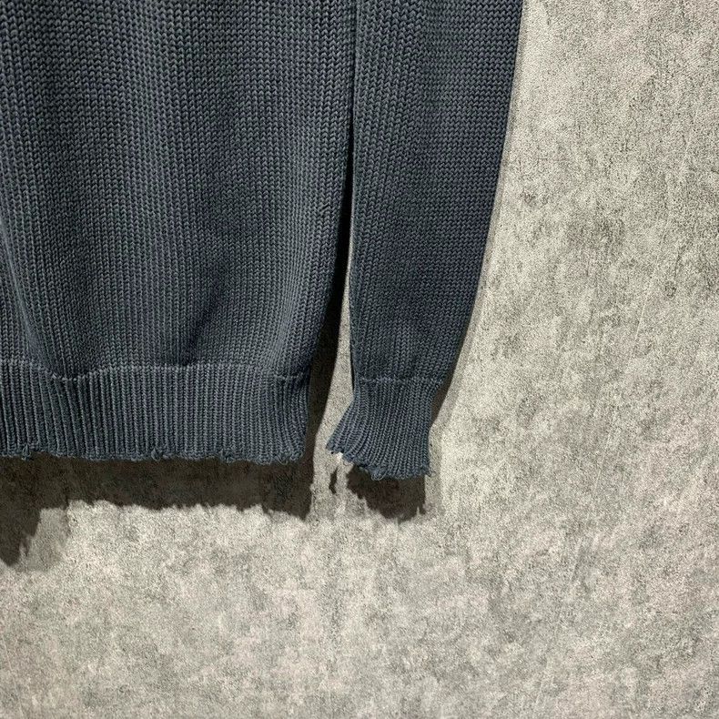 Givenchy Givenchy Black Distressed Knit Sweater 2506-Nextarrow Size US S / EU 44-46 / 1 - 6 Thumbnail