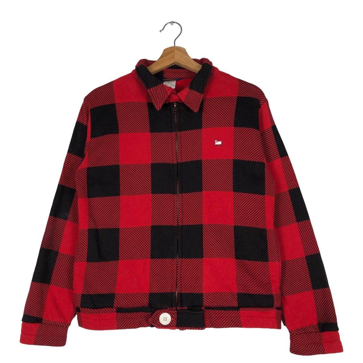 Japanese Brand 🔥Vintage Bomber Jacket Woolrich Tartan Design Punk Design Size US M / EU 48-50 / 2 - 1 Thumbnail