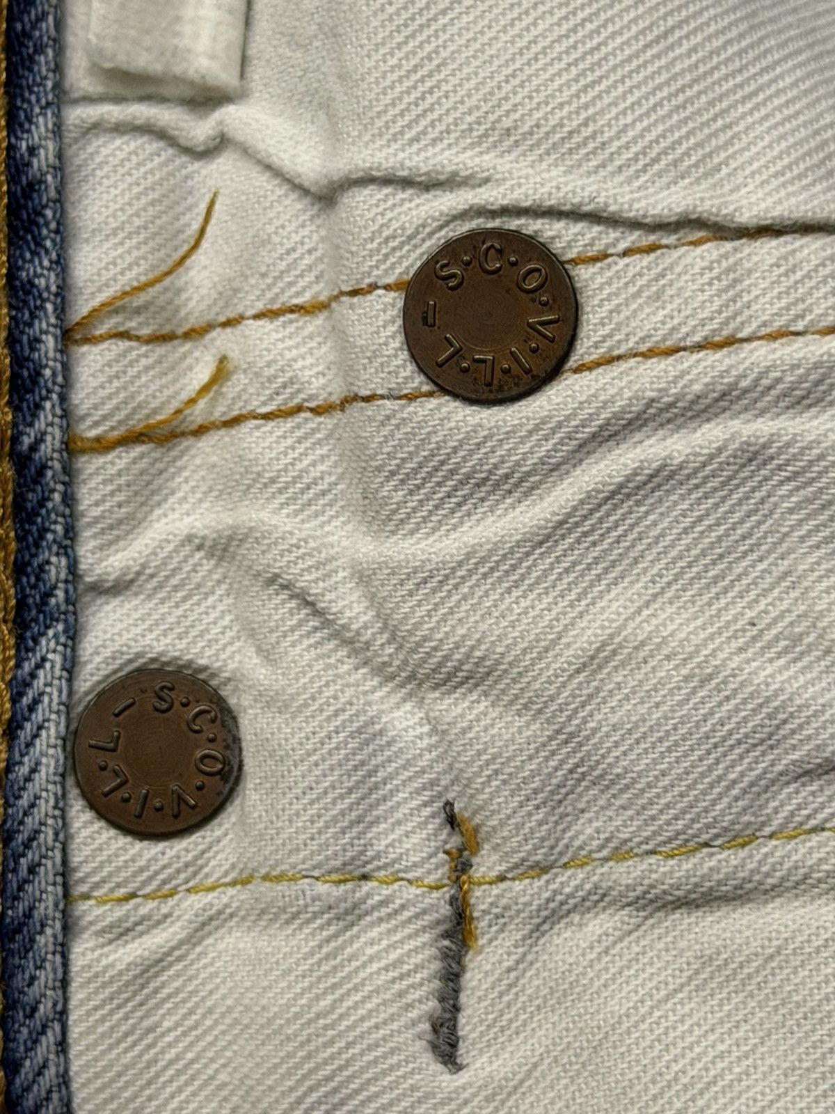 Japanese Brand Vintage 90s Salty Dog Union Made Selvedge Denim Jeans | W31 Size US 31 - 13 Thumbnail