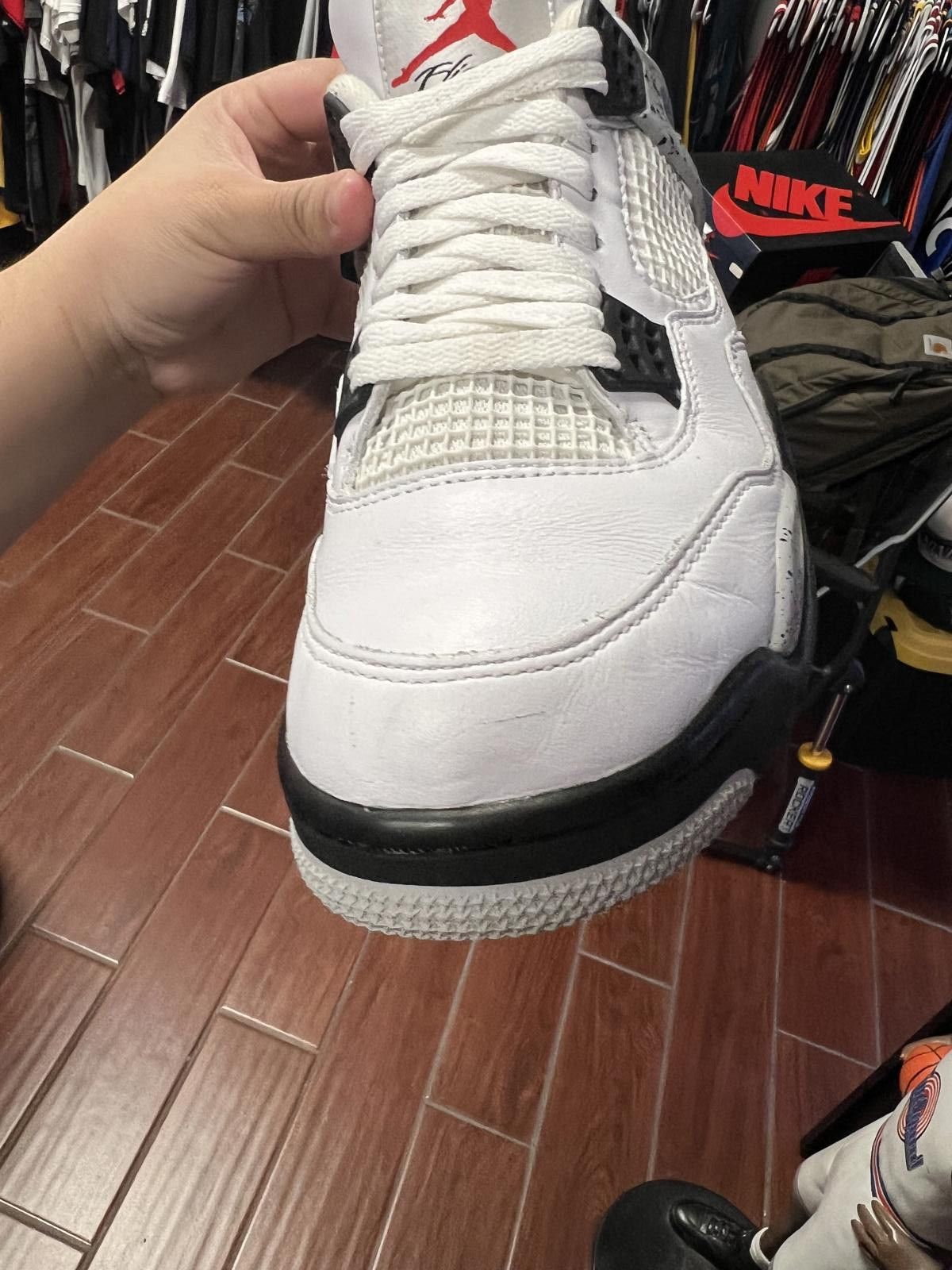 Jordan Brand Jordan 4 ‘White Cement’ Size US 9 / EU 42 - 8 Thumbnail
