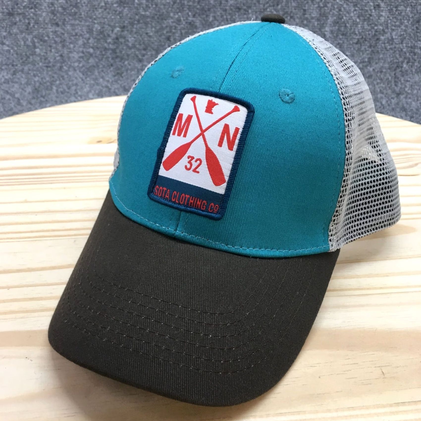 Vintage Sota Clothing Trucker Hat Mens Blue OS Curved Brim Embroidered Logo Minnesota Size ONE SIZE - 2 Thumbnail