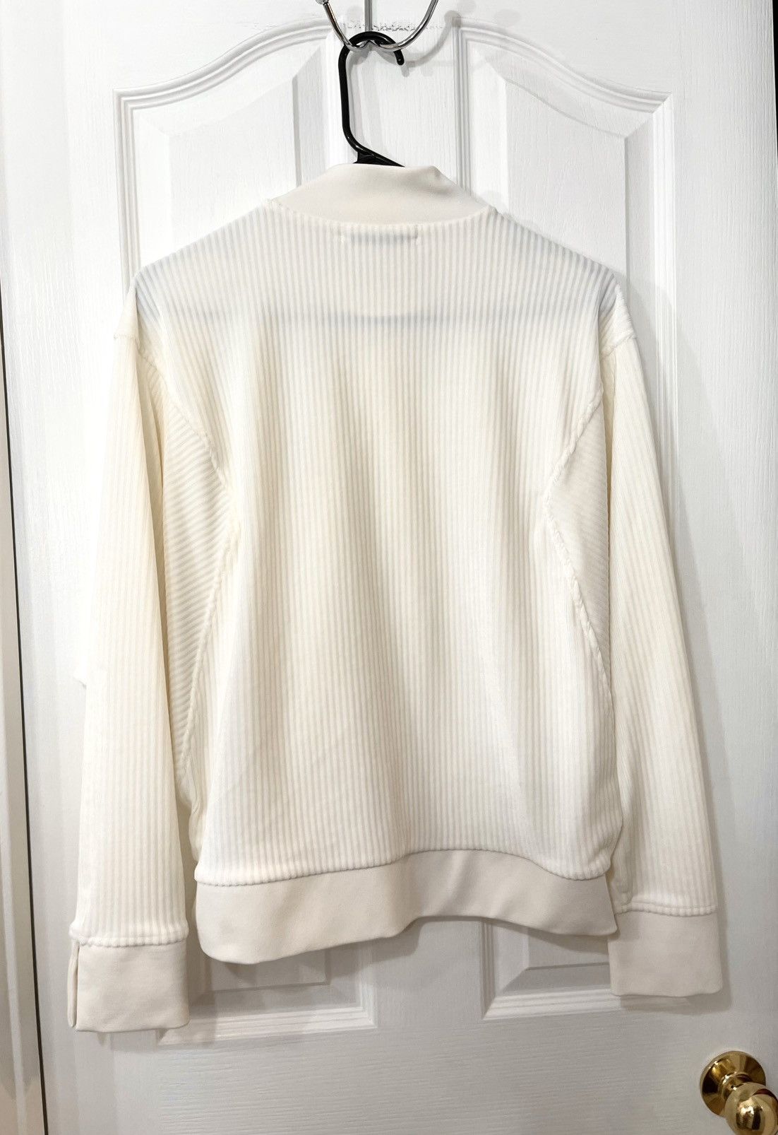Juicy Couture Juice Couture Ivory Ribbed Pullover Size L / US 10 / IT 46 - 5 Thumbnail