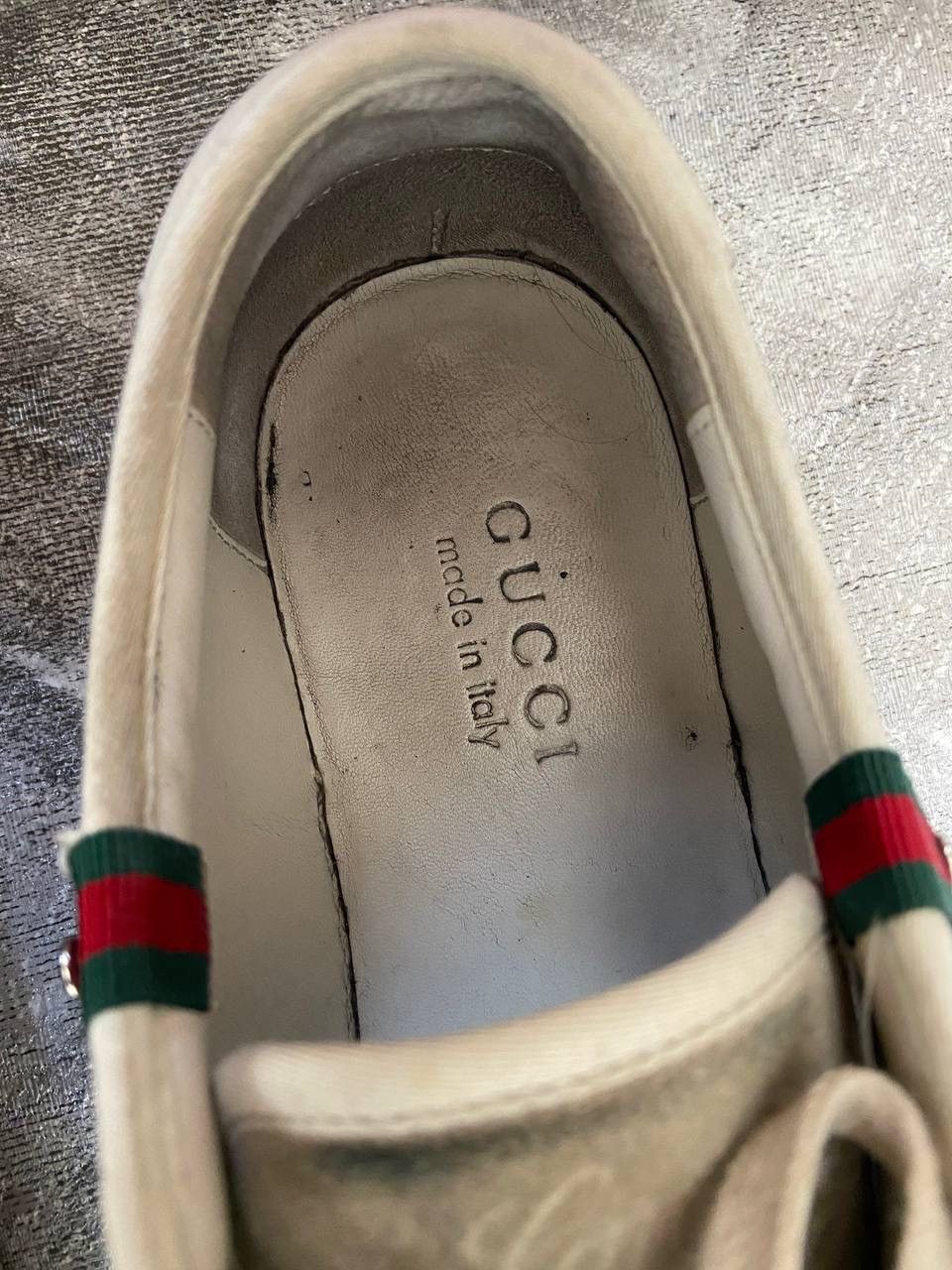 Gucci Gucci Monogram Print Leather Low Top Sneakers Size US 9 / EU 42 - 7 Thumbnail
