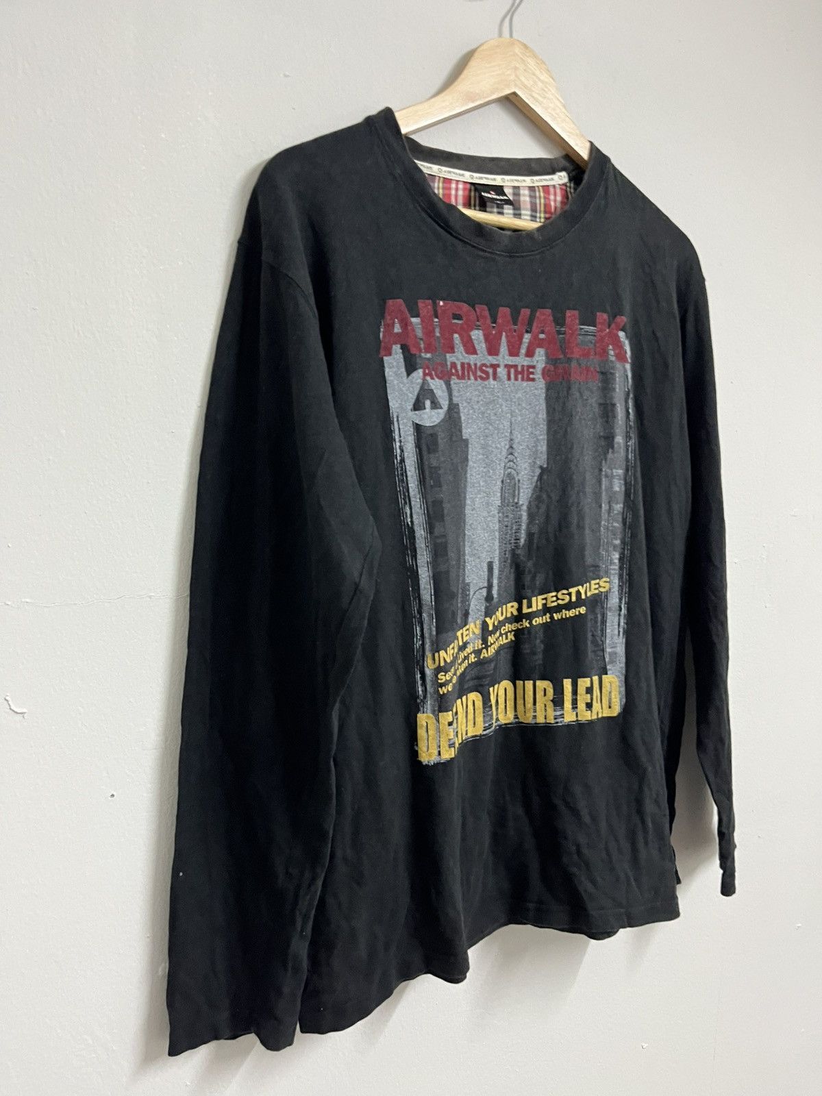 Airwalk 💥Airwalk Againts The Grain Skates T Shirts Size US XL / EU 56 / 4 - 6 Thumbnail