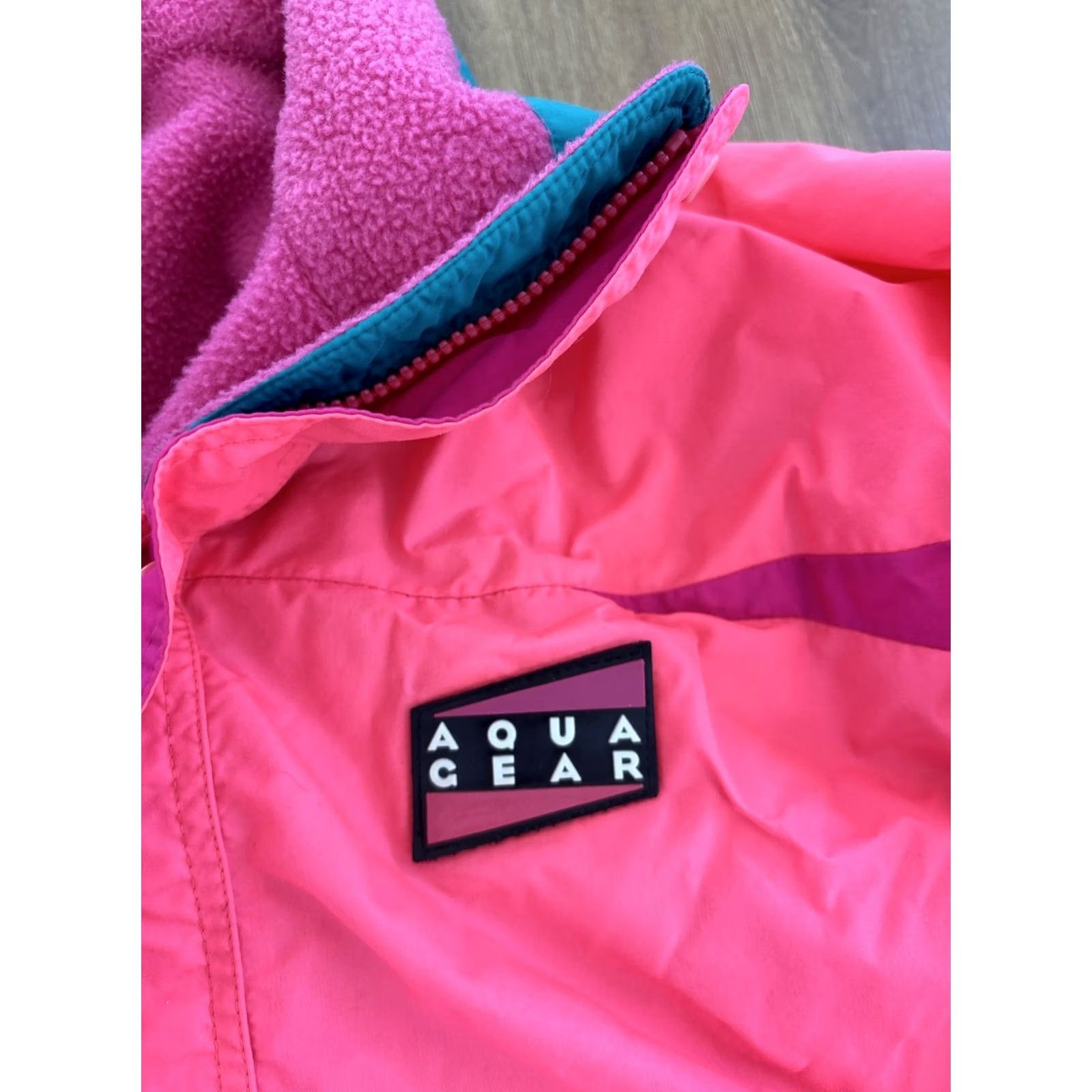 Nike VINTAGE Nike Aqua Gear Puffer Jacket Mens XL Pink 90s Swoosh Ski Gear Geometric Lightweight Olympic 26" 24" 24" 20" Size XL Mens Size US XL / EU 56 / 4 - 3 Thumbnail