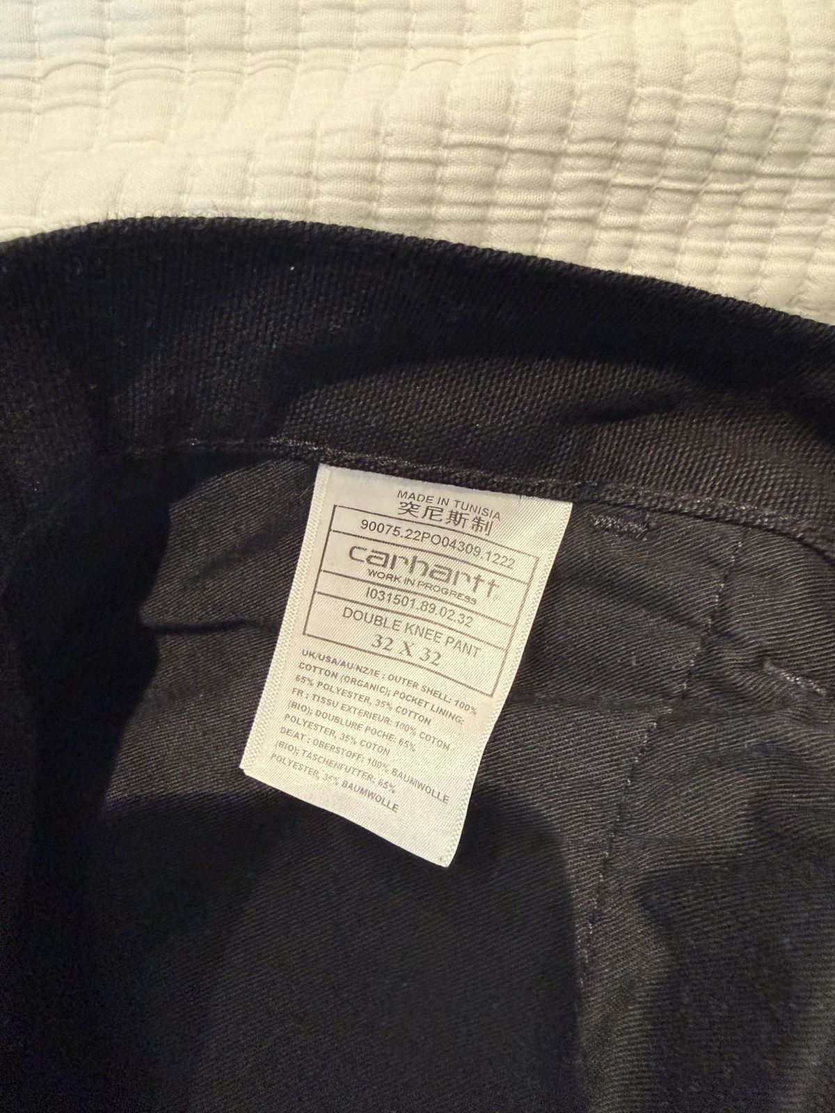 Carhartt CARHARTT black double knee pant Size US 32 / EU 48 - 9 Thumbnail