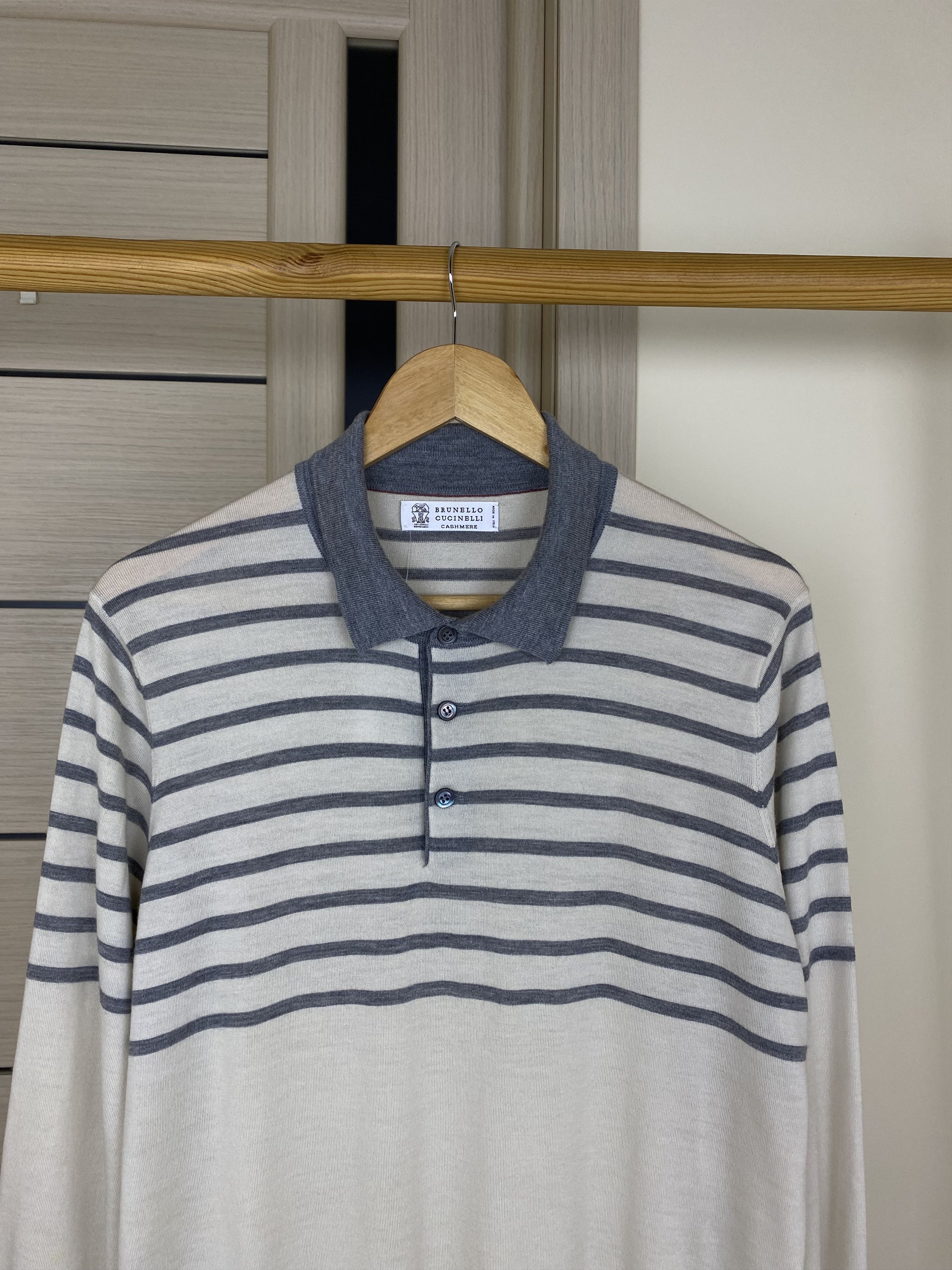 Brunello Cucinelli BRUNELLO CUCINELLI Knit Sweater Cashmere wool Near unused Size US L / EU 52-54 / 3 - 4 Thumbnail