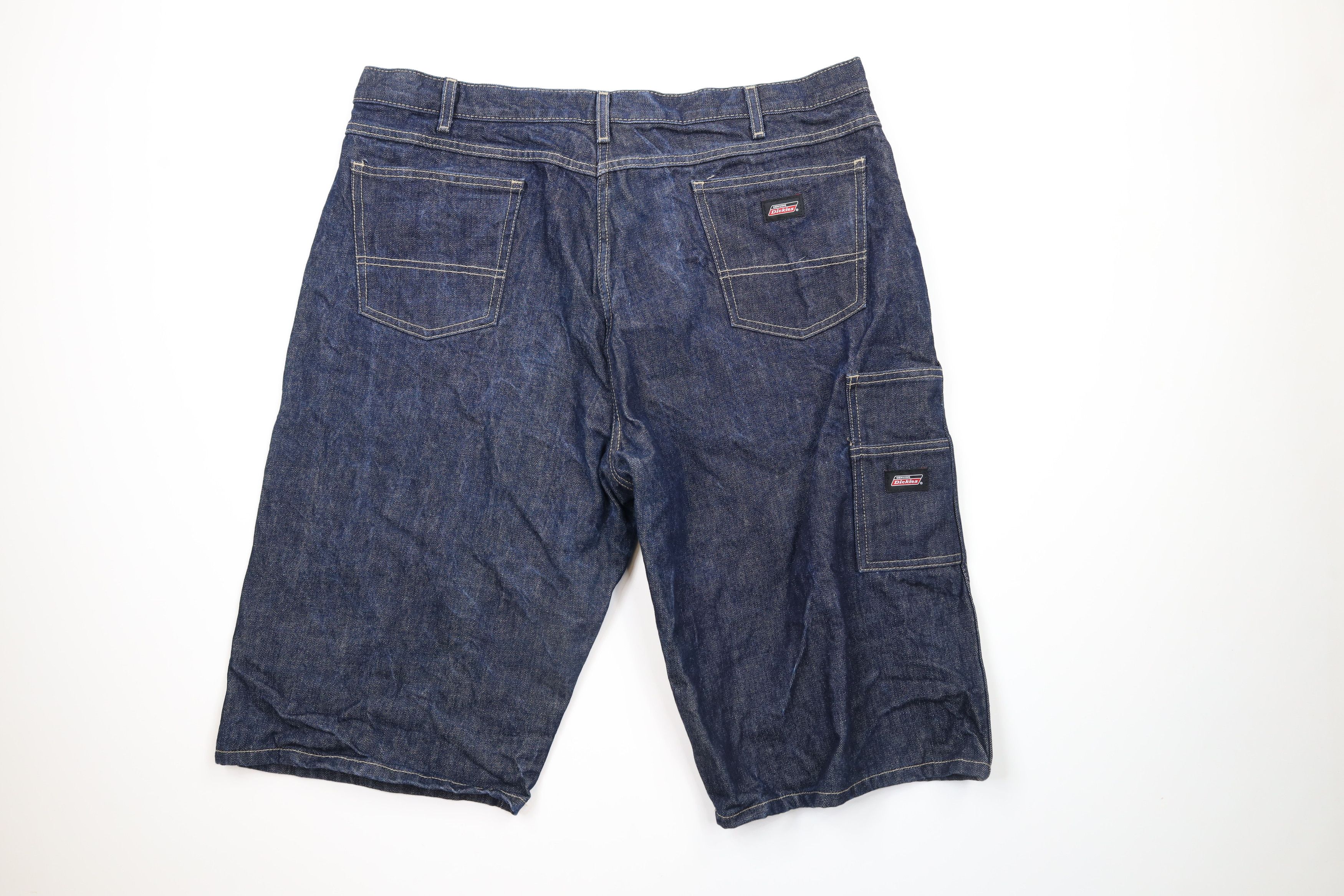 Dickies × Vintage Vintage Dickies Out Carpenter Denim Jean Shorts Jorts Indigo Size US 40 / EU 56 - 8 Thumbnail