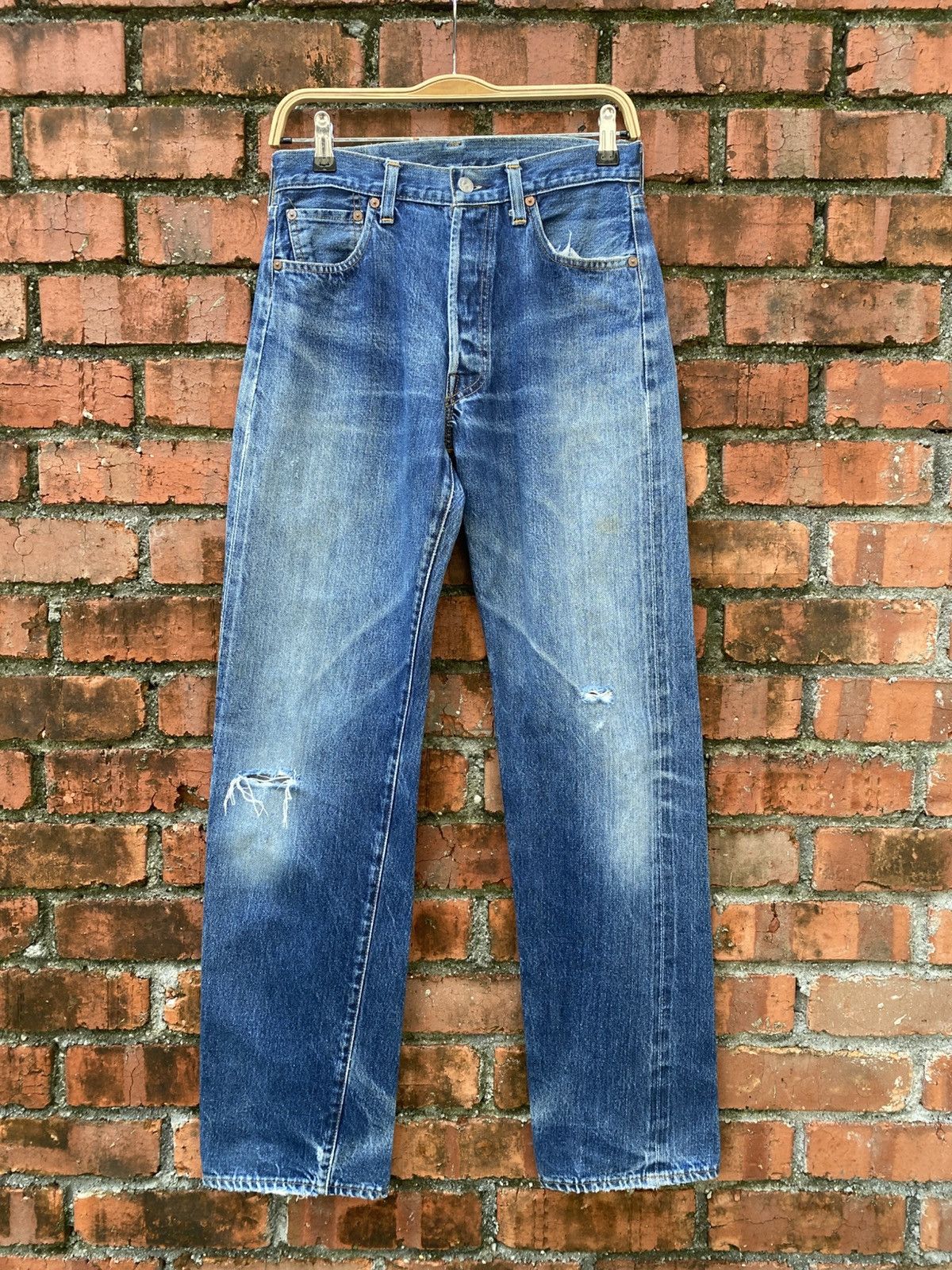 Levi's Vintage Clothing W29x32 Vintage levi's 501xx redline distressed big E Size US 29 - 1 Thumbnail