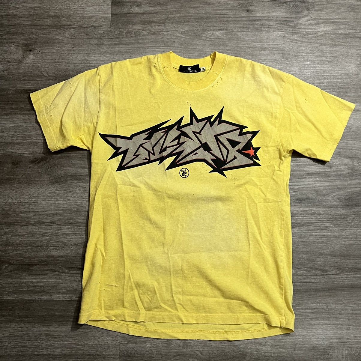 HELLSTAR Hellstar Cracked Logo T-Shirt Size US M / EU 48-50 / 2 - 2 Thumbnail
