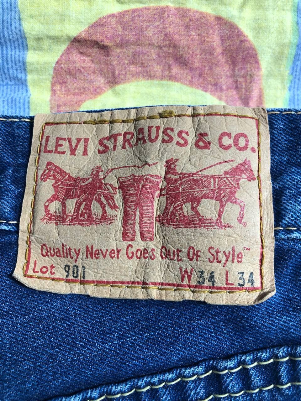 Levi's Vintage Levis Jeans Distressed Denim Size US 34 / EU 50 - 7 Thumbnail