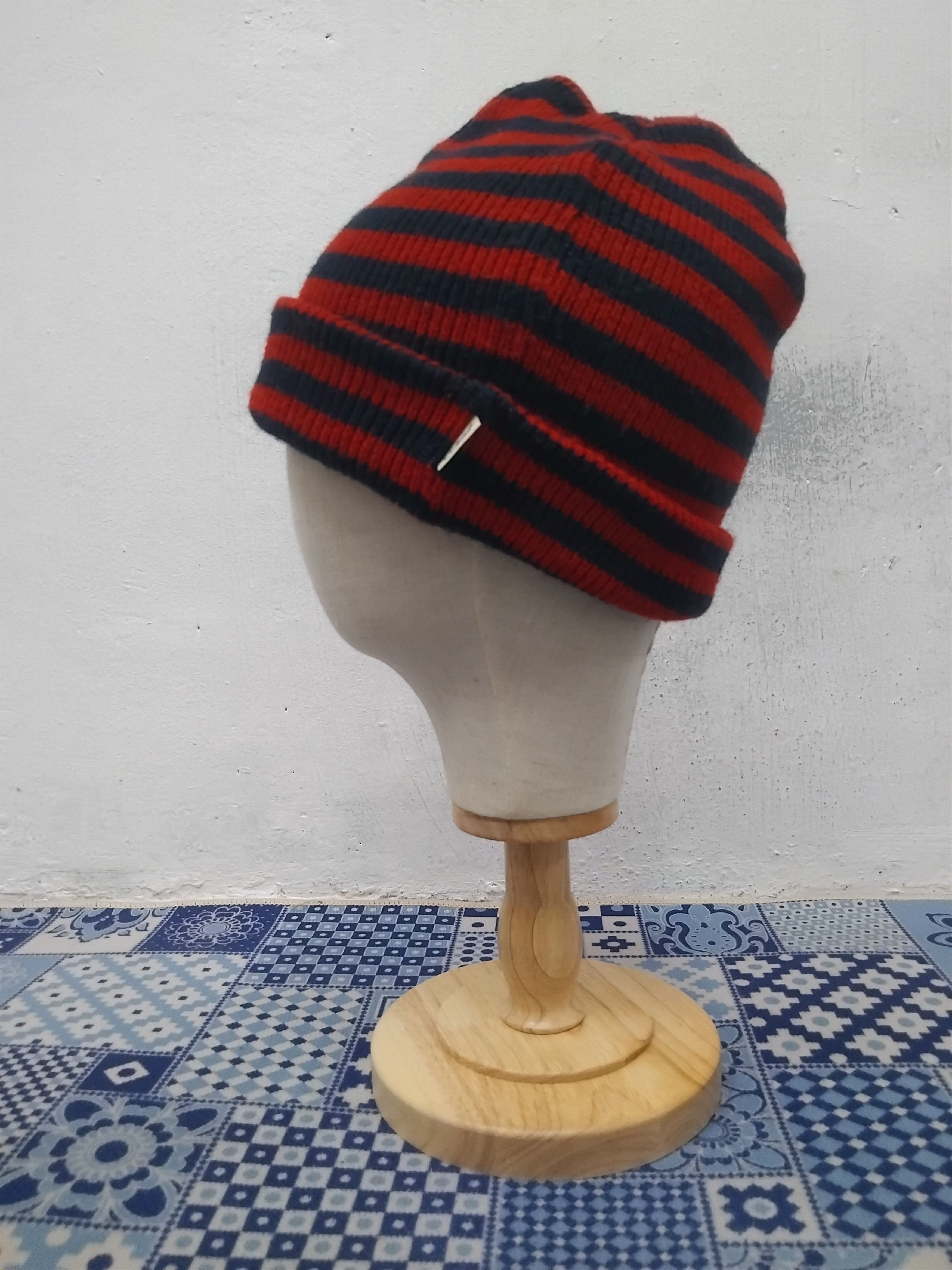 L.L. Bean 💥L.L Bean stripe red black beanie hat Size ONE SIZE - 6 Thumbnail