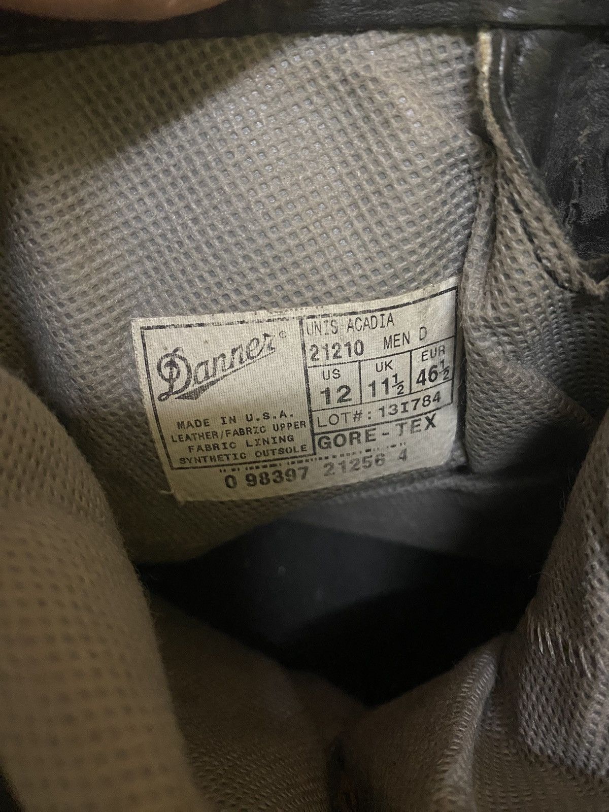Danner × Goretex Danner Mens Goretex Acadia 8” Black insulated 400G boots Size US 12 / EU 45 - 2 Thumbnail
