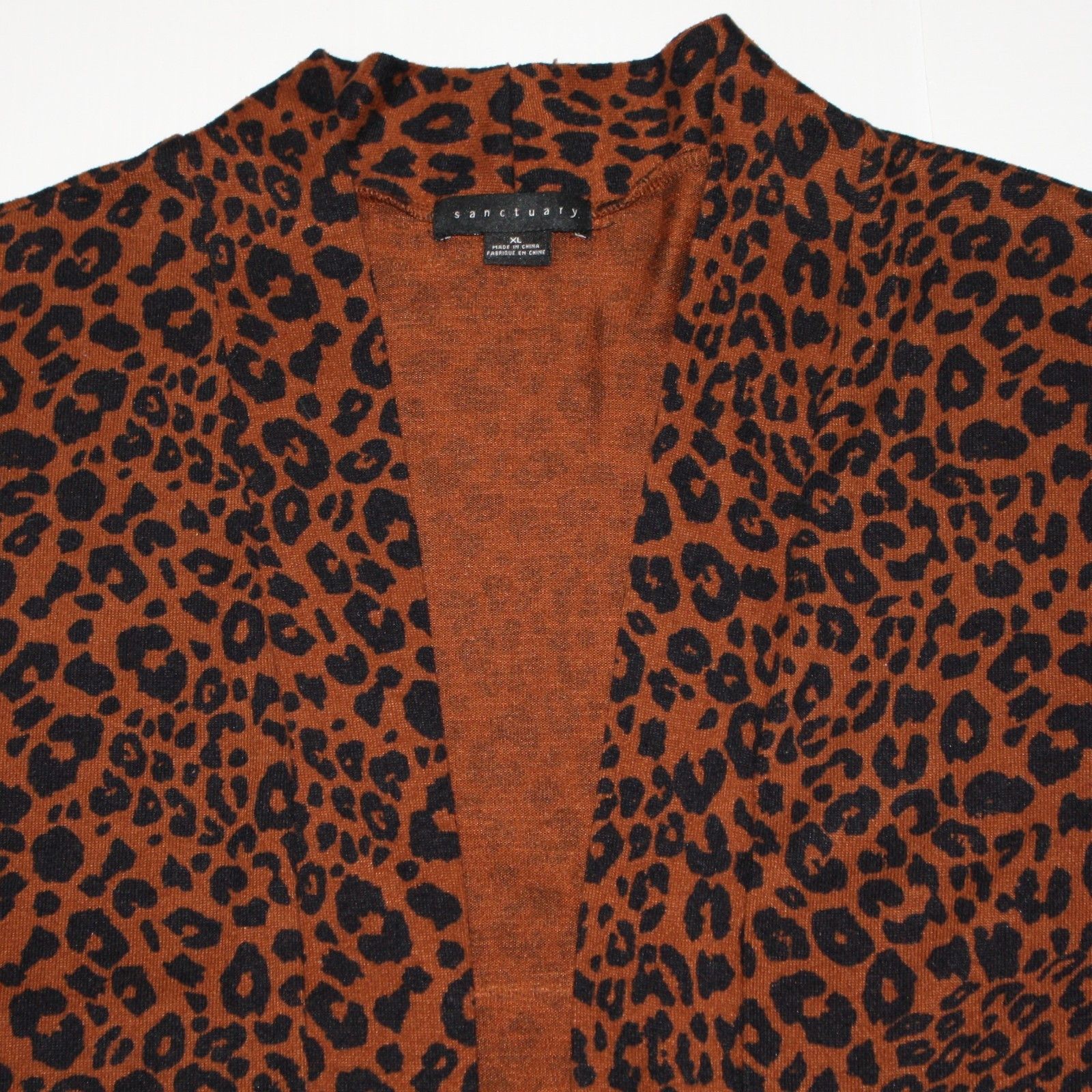 Sanctuary Lenox Leopard Print Open Cardigan Sweater in size XL Size XL / US 12-14 / IT 48-50 - 3 Thumbnail