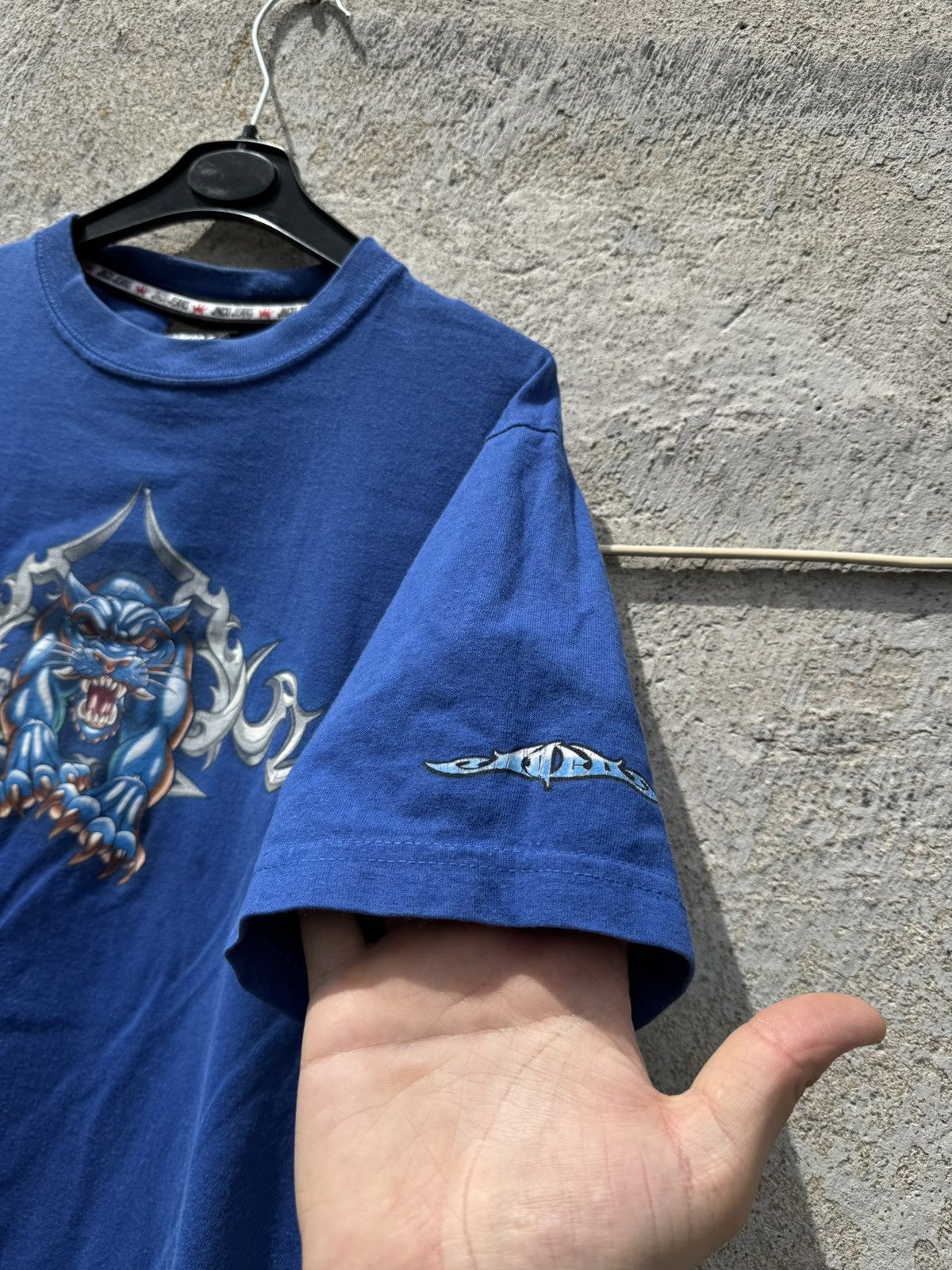 JNCO Vintage JNCO TIGER TRIBAL BLUE TSHIRT Y2K RAP Grunge Size US S / EU 44-46 / 1 - 3 Thumbnail