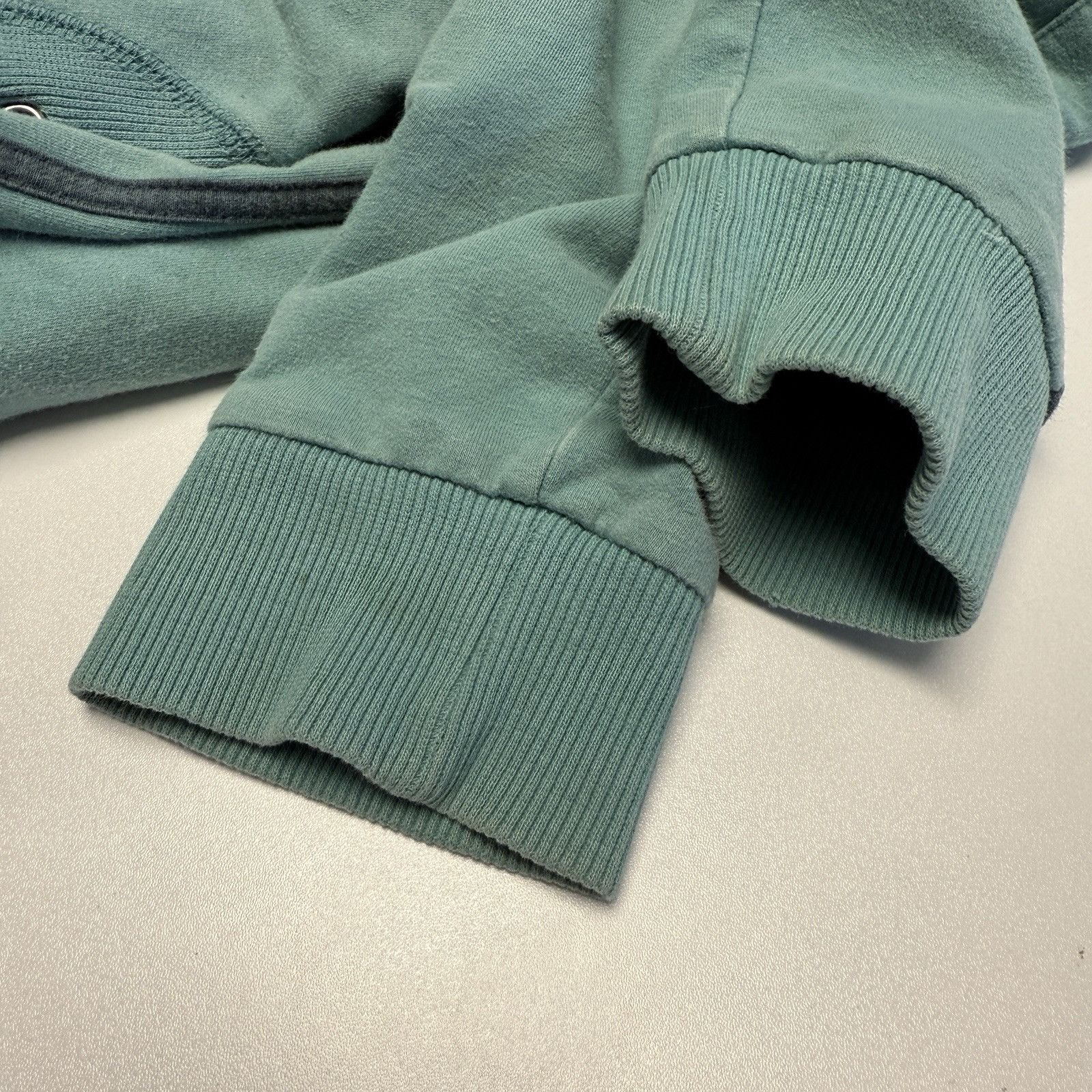 Bcbgmaxazria × Vintage BCBG Maxazria Hoodie Sweatshirt Juniors XL Teal Full Zip Emb Size XL / US 12-14 / IT 48-50 - 12 Thumbnail