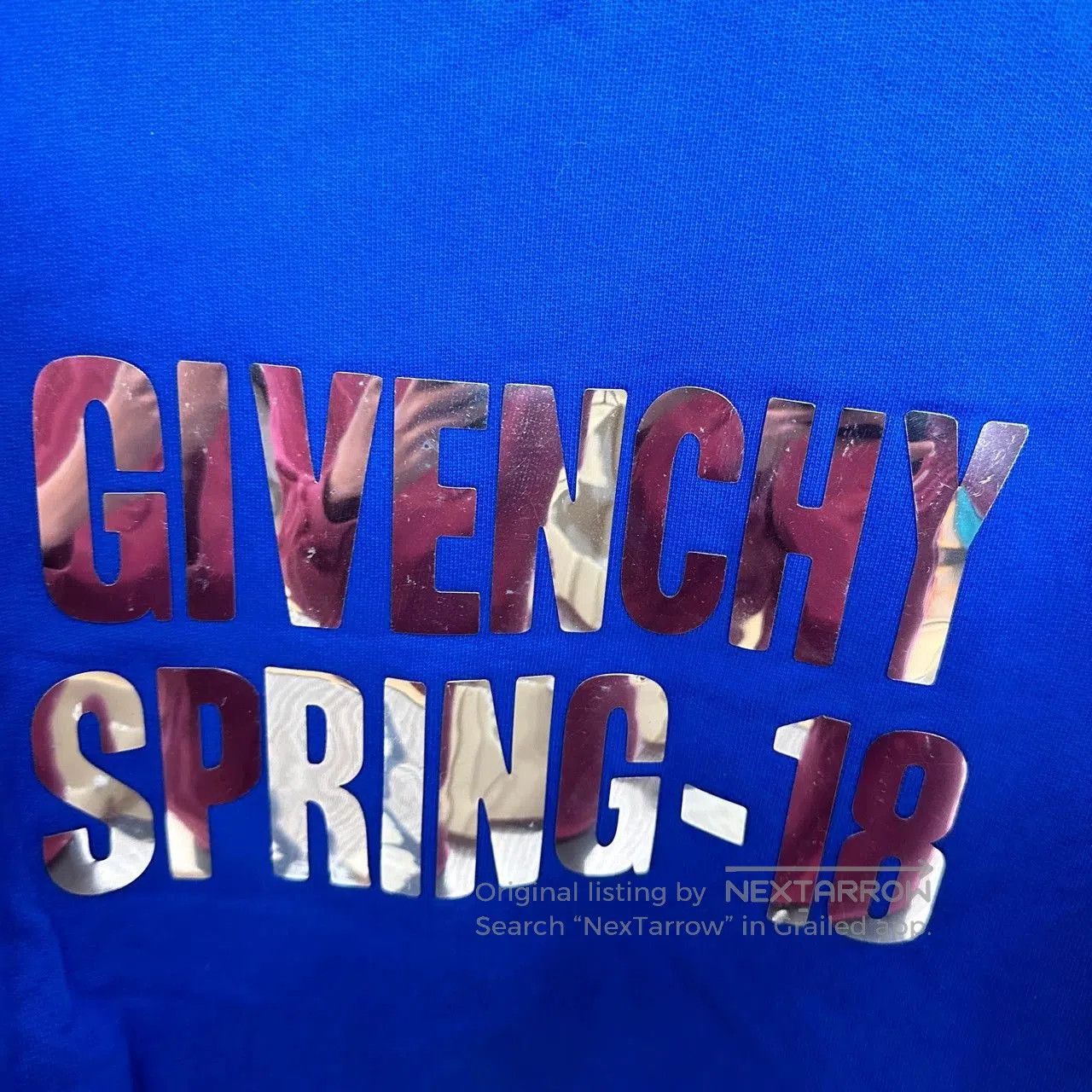 Givenchy givenchy blue sequined logo sweatshirt size small. Size US S / EU 44-46 / 1 - 3 Thumbnail