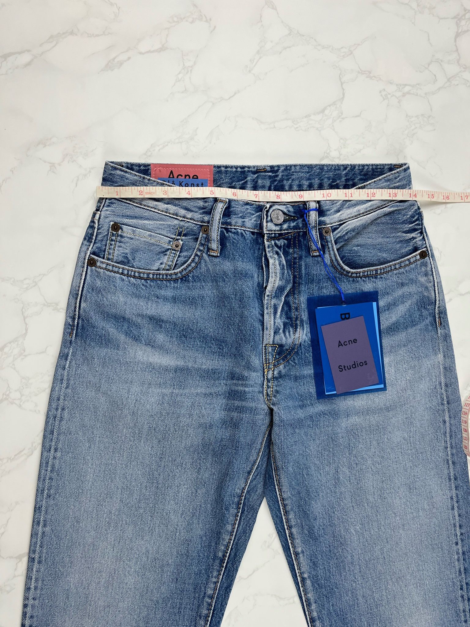 Acne Studios 🔥60% OFF🔥 [SALE] Acne Studios Organic Blue Denim Jeans Size US 27 - 2 Thumbnail