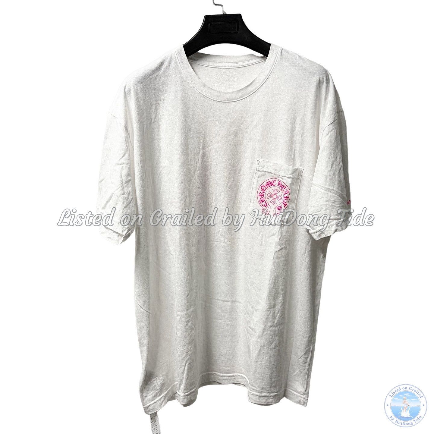 Chrome Hearts PINK AND WHITE CHROME HEARTS T SHIRT | Grailed