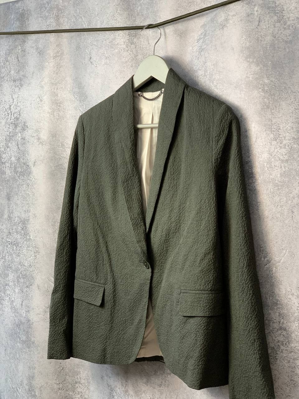 Jigsaw RRP £189 Jigsaw Women Seersucker Portofino Jacket Blazer Size M / US 6-8 / IT 42-44 - 1 Thumbnail