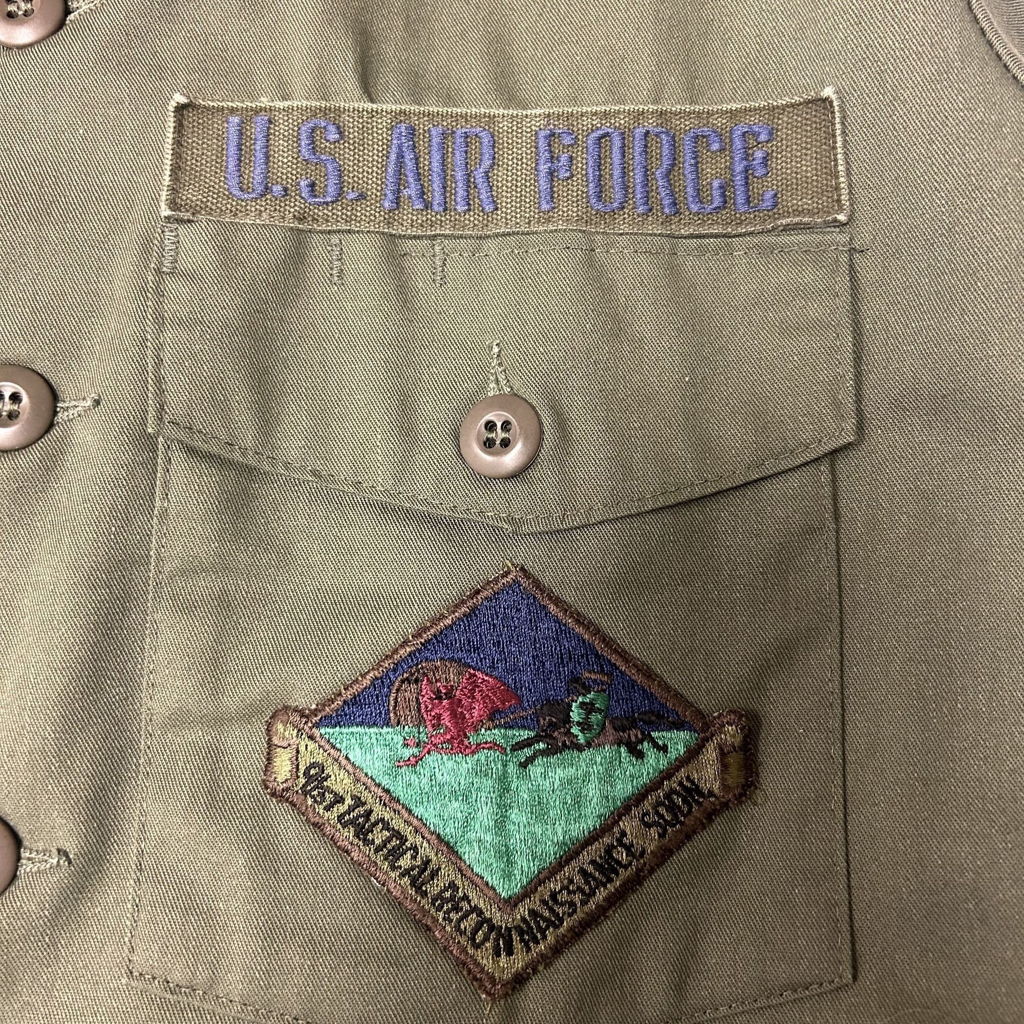 Other Vtg Selma Green USAF 91st TACTICAL Reconnaissance Squadron Size US XL / EU 56 / 4 - 4 Thumbnail
