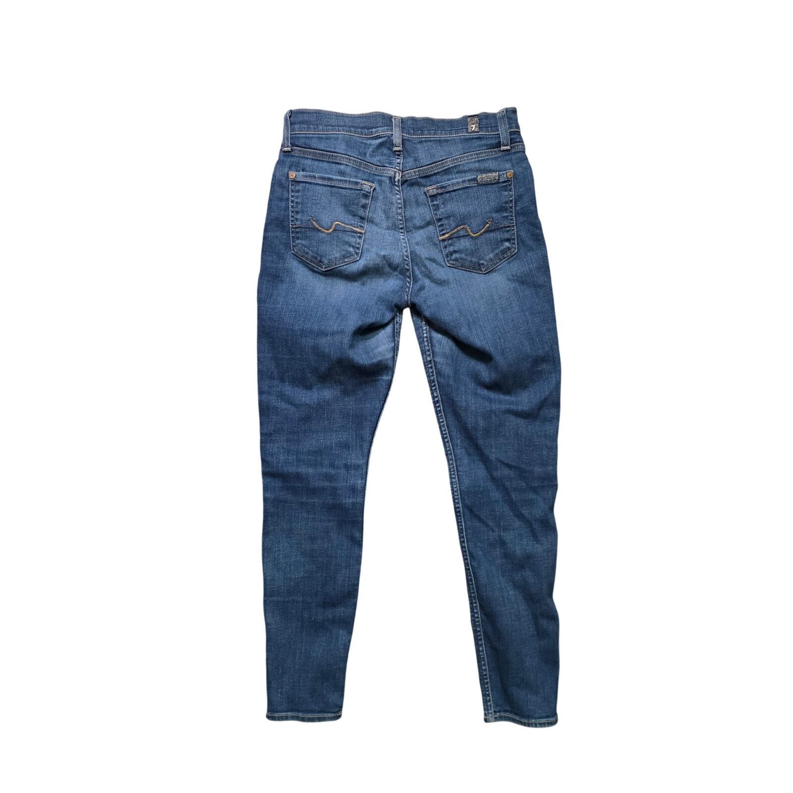 7 For All Mankind 7 For All Mankind Skinny Jeans Women’s 25 Distressed Size 25" / US 0 / IT 36 - 5 Thumbnail