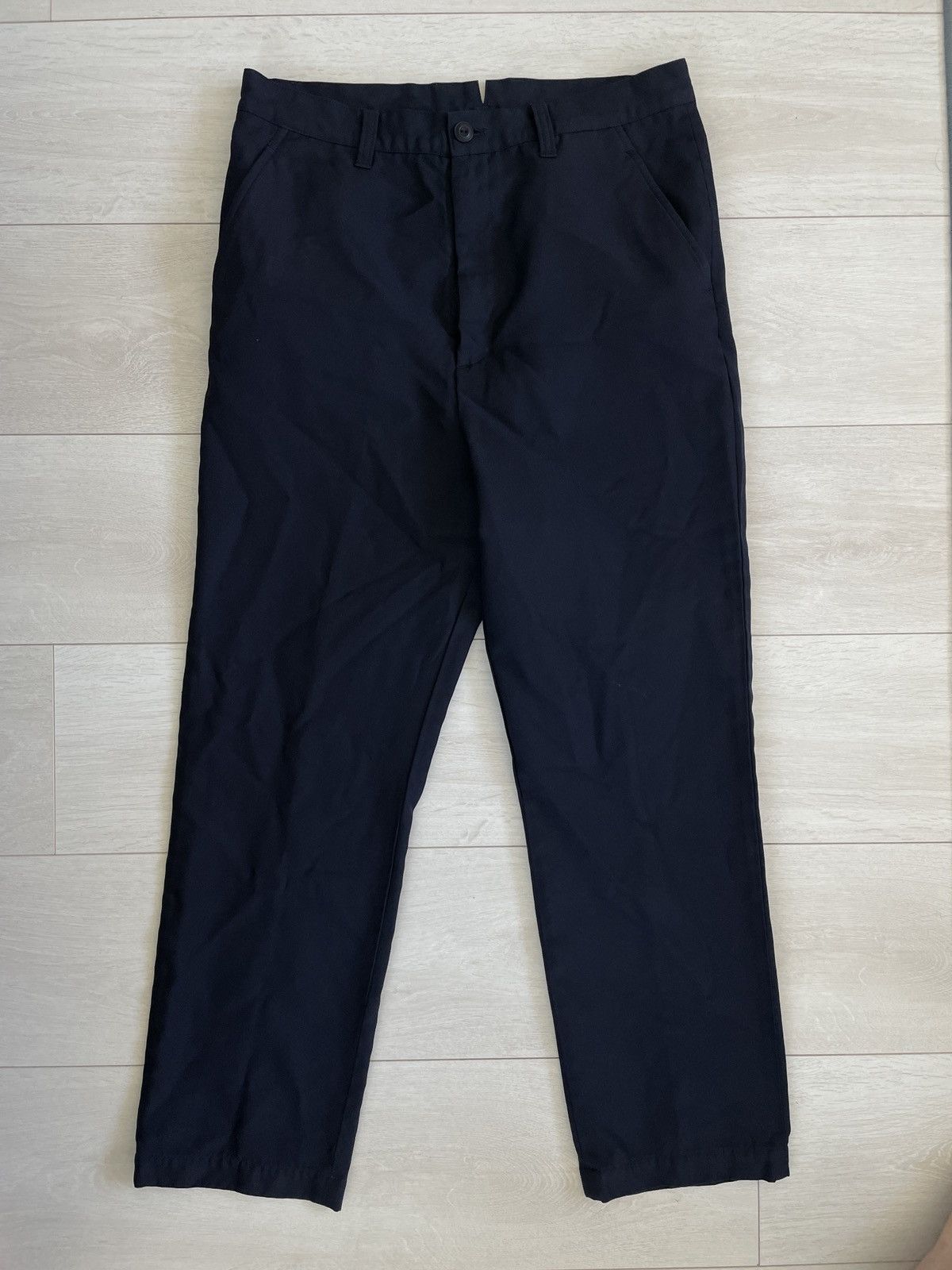 Junya Watanabe Navy Twill Trousers