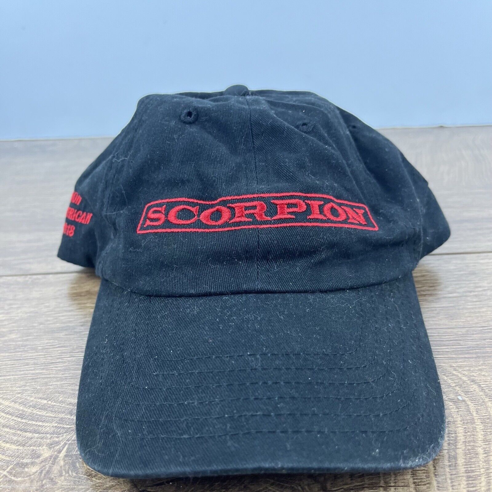 Other Scorpion Hat Black North American Tour Cap Hat Adjustable Ha Size ONE SIZE - 2 Thumbnail