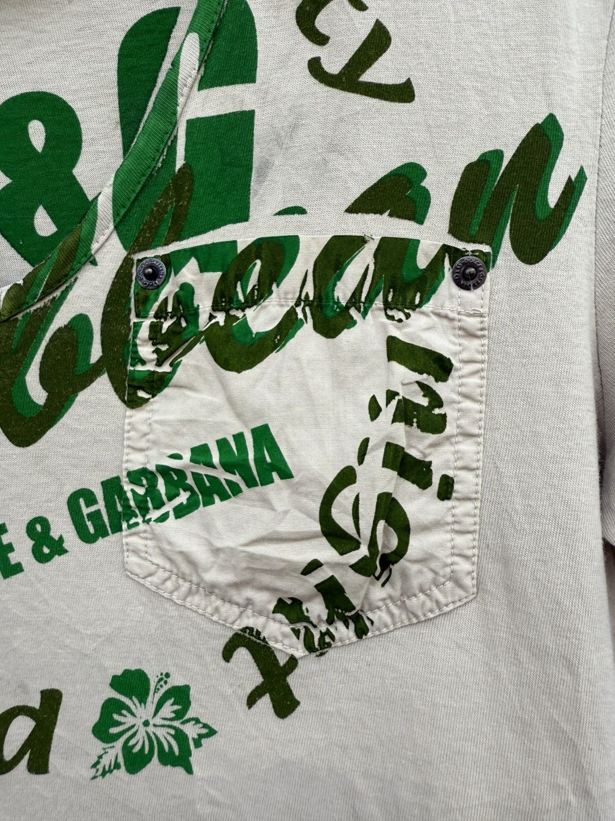 Dolce & Gabbana Dolce & Gabbana Caribbean Night Party Pocket Tee Size US S / EU 44-46 / 1 - 5 Thumbnail