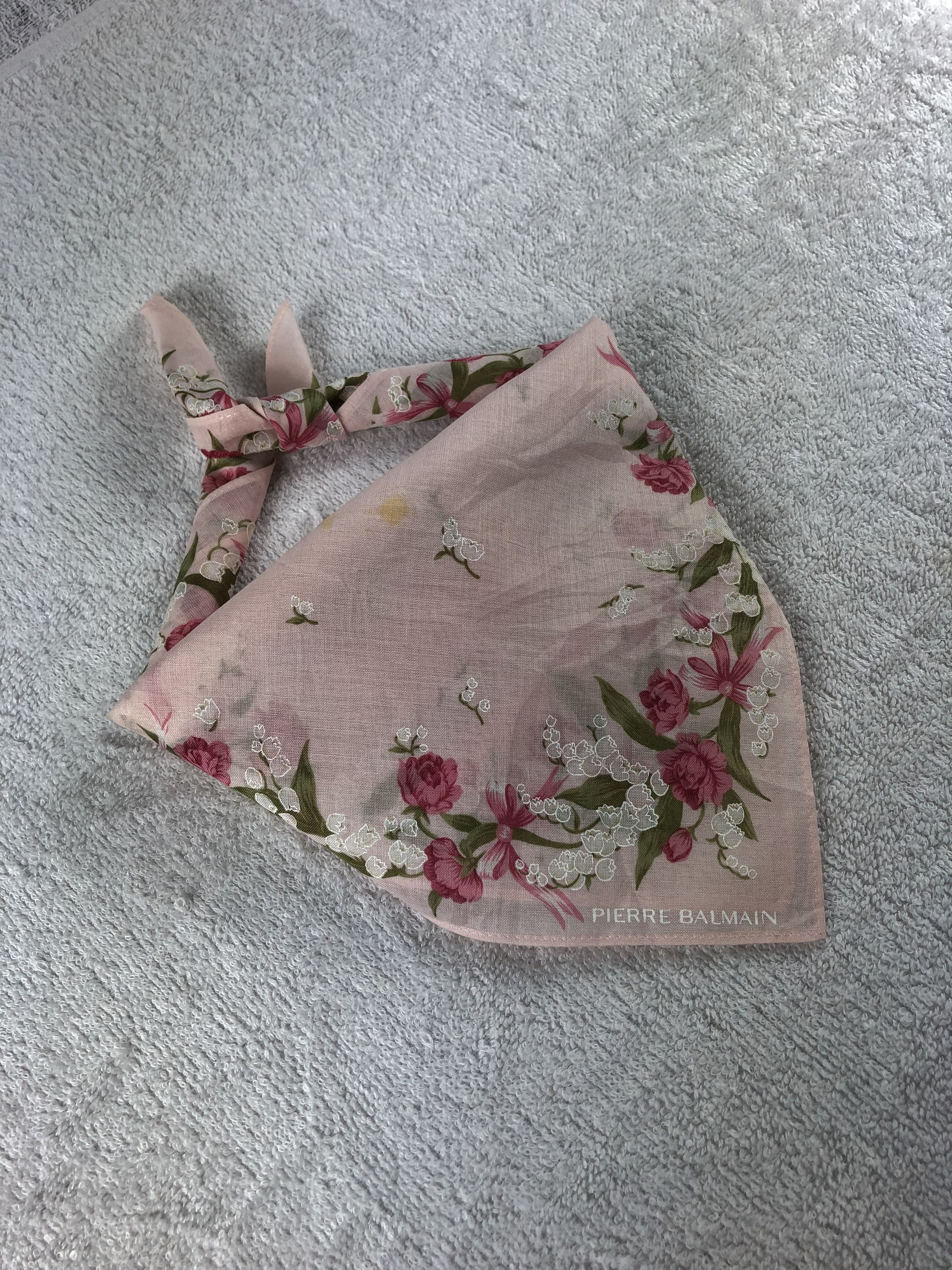 Pierre Balmain × Vintage Pierre Balmain Handkerchief / Bandana / Neckerchief Size ONE SIZE - 1 Thumbnail