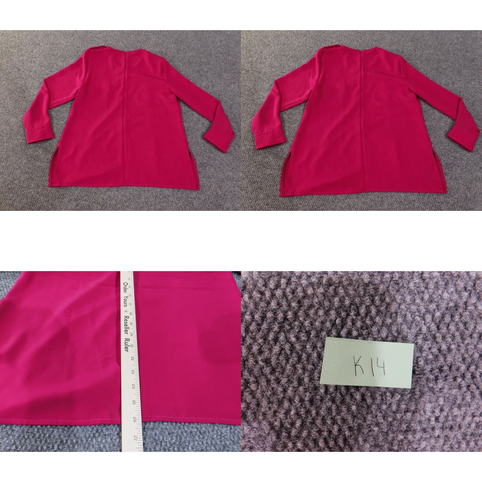 Ralph Lauren Lauren Ralph Lauren Blouse Women's L Pink Knit Cotton Long Sleeve Round Neck Pullover Formal Casual Size L / US 10 / IT 46 - 8 Thumbnail