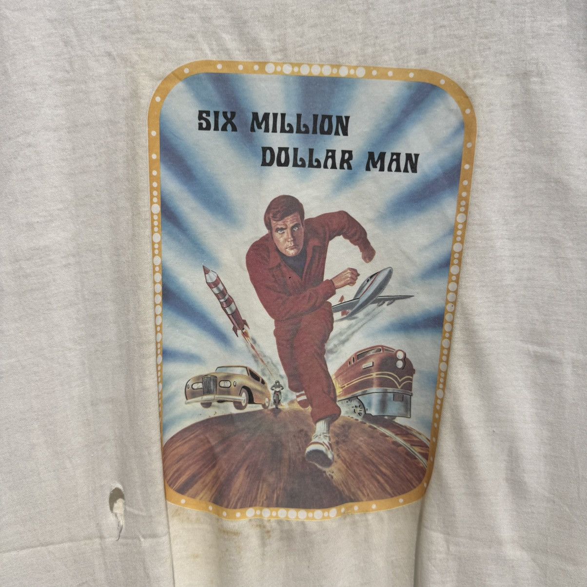 Other Vintage 70’s “ Six Million Dollar man” T-Shirt Size US S / EU 44-46 / 1 - 3 Thumbnail