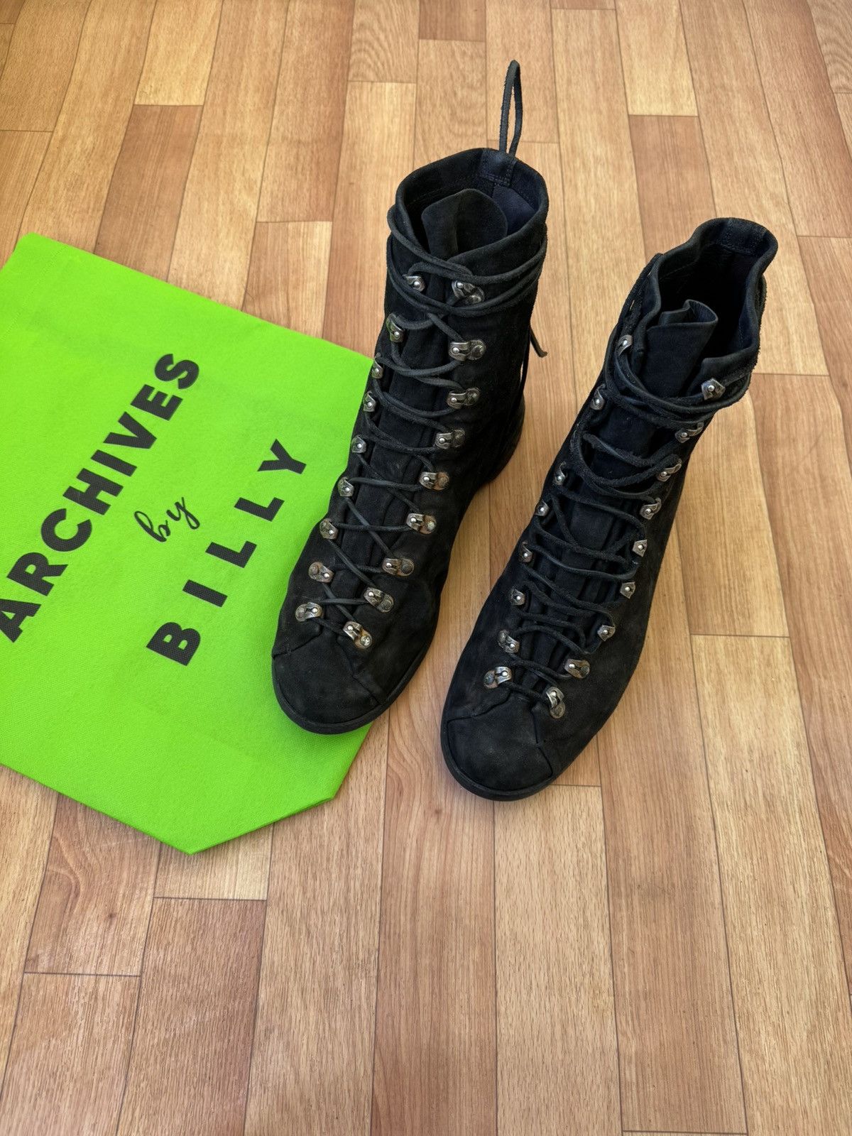 Guidi 🕷️💥Guidi 205 Reverse calf leather hiking boots Size US 12 / EU 45 - 3 Thumbnail