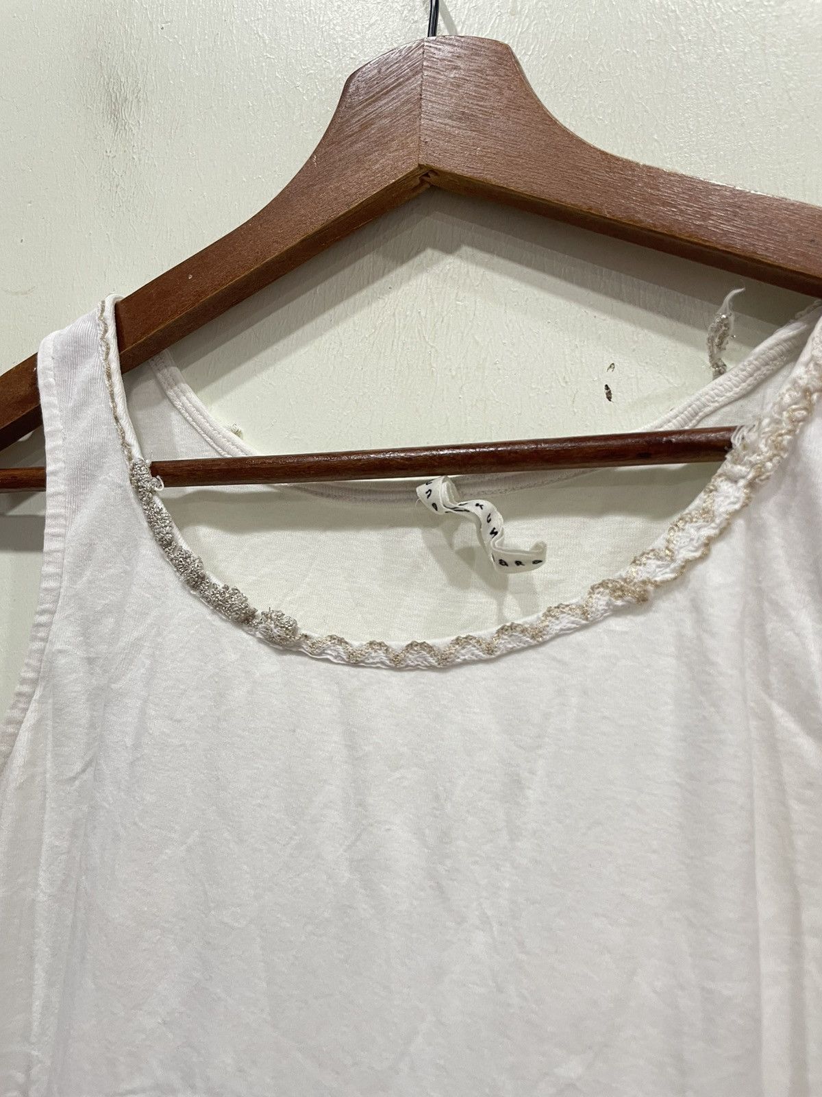 Sunao Kuwahara Sunao Kuwahara white tank top Size M / US 6-8 / IT 42-44 - 3 Thumbnail