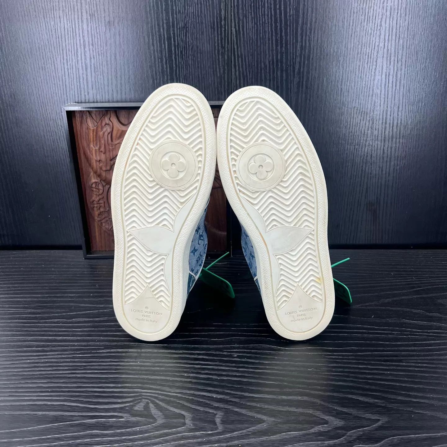 Louis Vuitton LV Boombox Denim Blue 37 Size US 6.5 / IT 36.5 - 8 Thumbnail