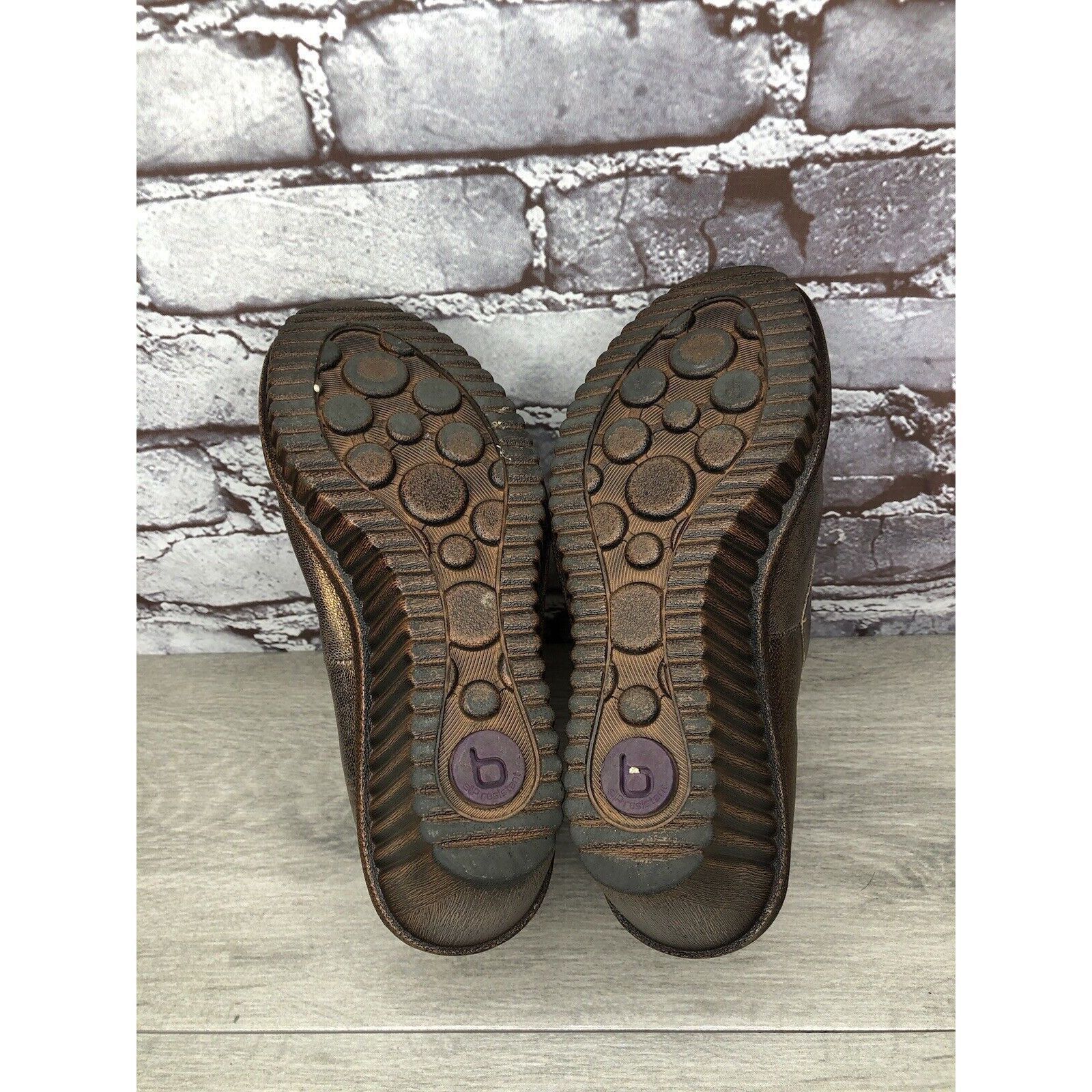 Other Bionica Bronze Leather Shimmer Mary Jane Strap Wedge Shoes W Size US 7.5 / IT 37.5 - 18 Thumbnail