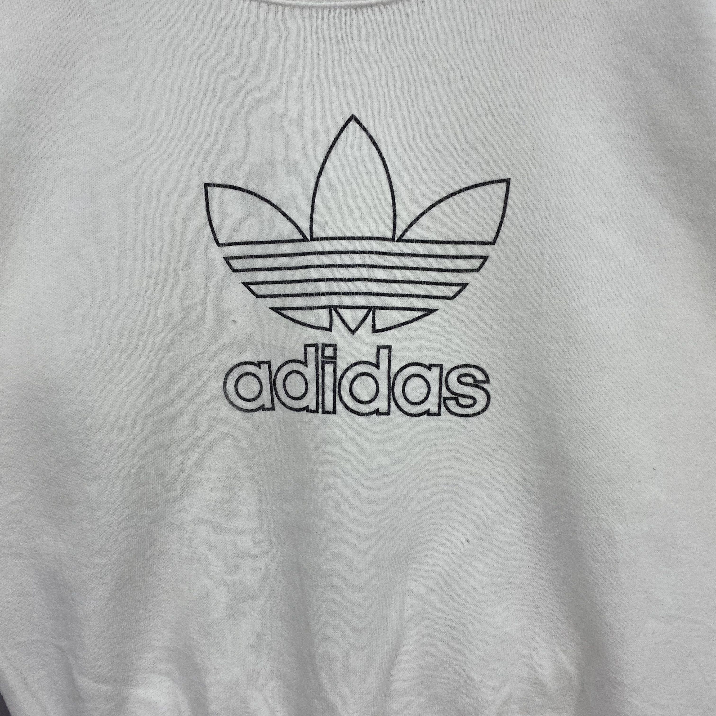 Adidas Vintage 90s Adidas Sweater Adidas Trefoil Sweatshirt Jumper Size US S / EU 44-46 / 1 - 2 Thumbnail