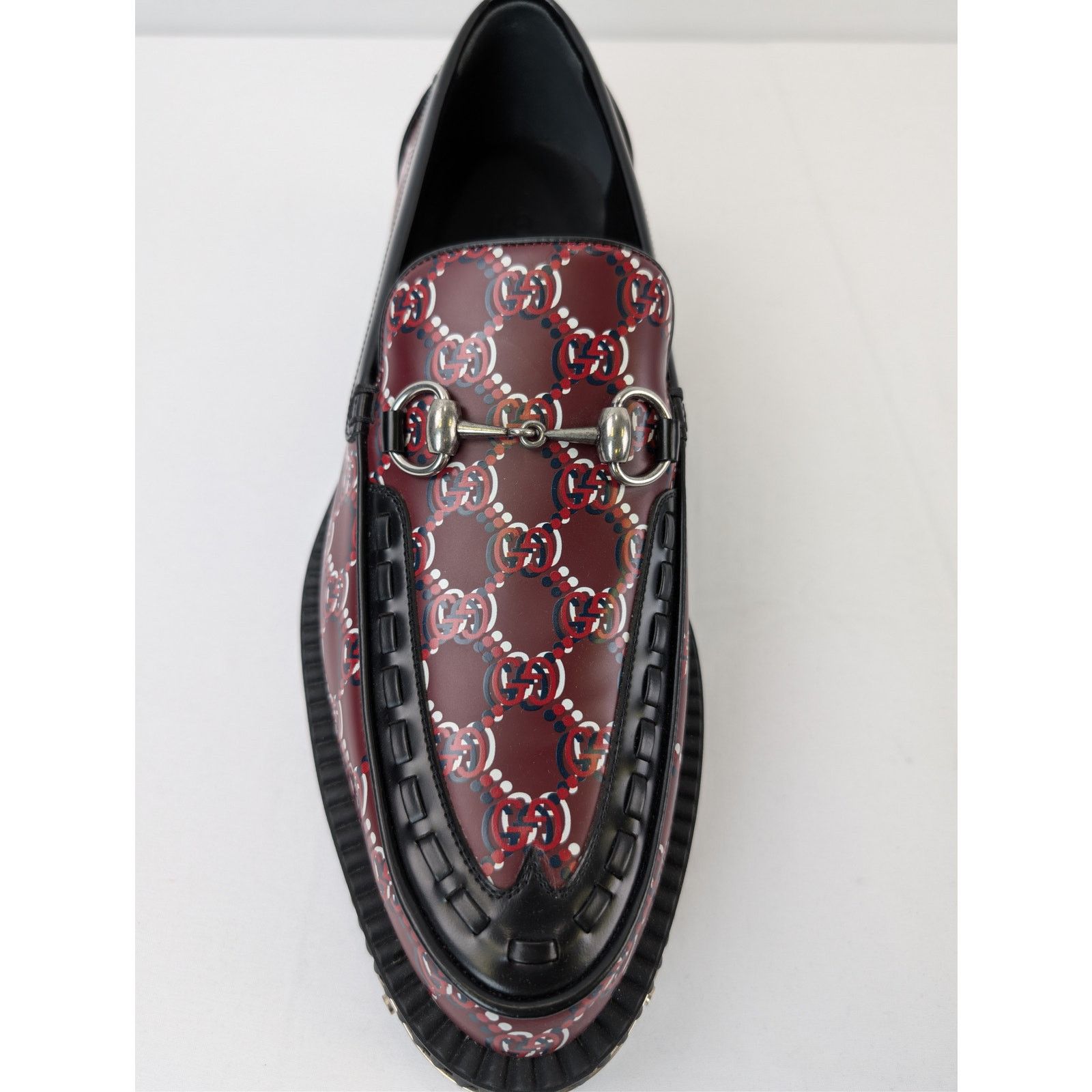 Gucci o1rshd1 Horsebit Creeper Loafer Boots with GG Shadow Size US 6.5 / EU 39-40 - 16 Thumbnail