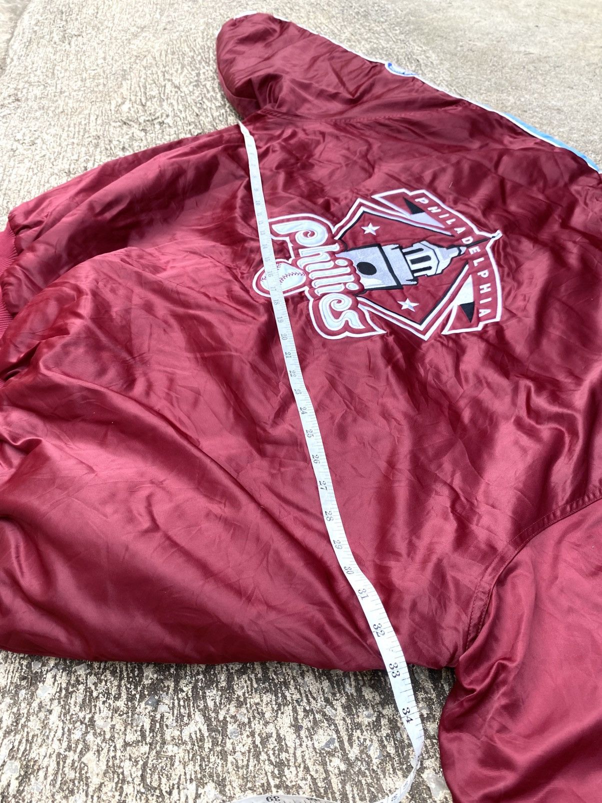 MLB Vintage Philadelphia Phillies Bomber Jacket MLB Baseball Size US XXL / EU 58 / 5 - 9 Thumbnail