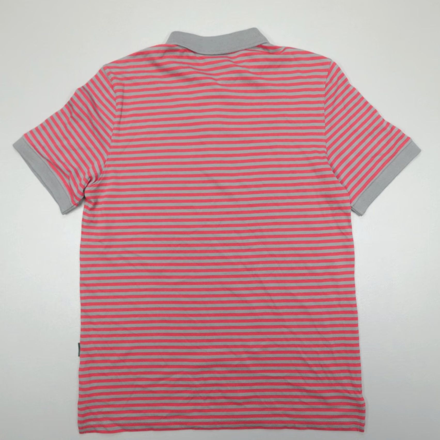 Vintage AG Adriano Goldschmied Green Label Polo Shirt Men’s M Striped Red Grey Size US M / EU 48-50 / 2 - 7 Thumbnail