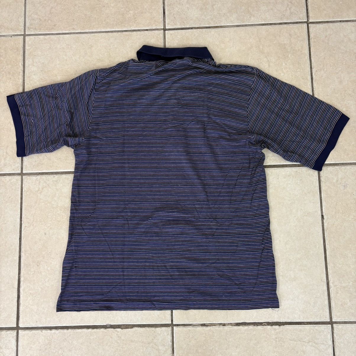 Burberry Burberry Vintage Strip Polo Size XL Size US XL / EU 56 / 4 - 3 Thumbnail