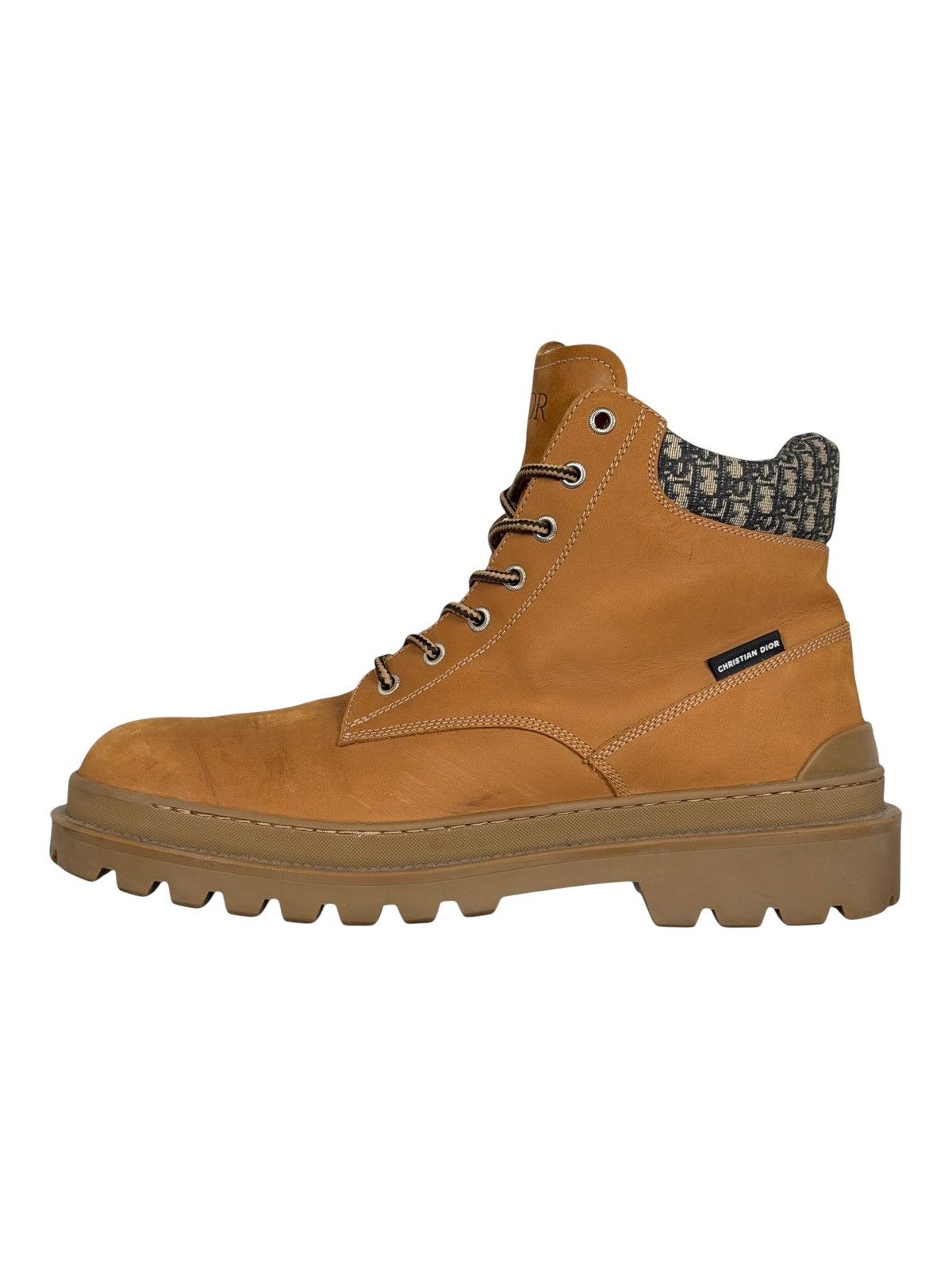 Dior Christian Dior Explorer Wheat Oblique Logo Ankle Boots Size US 11 / EU 44 - 4 Thumbnail