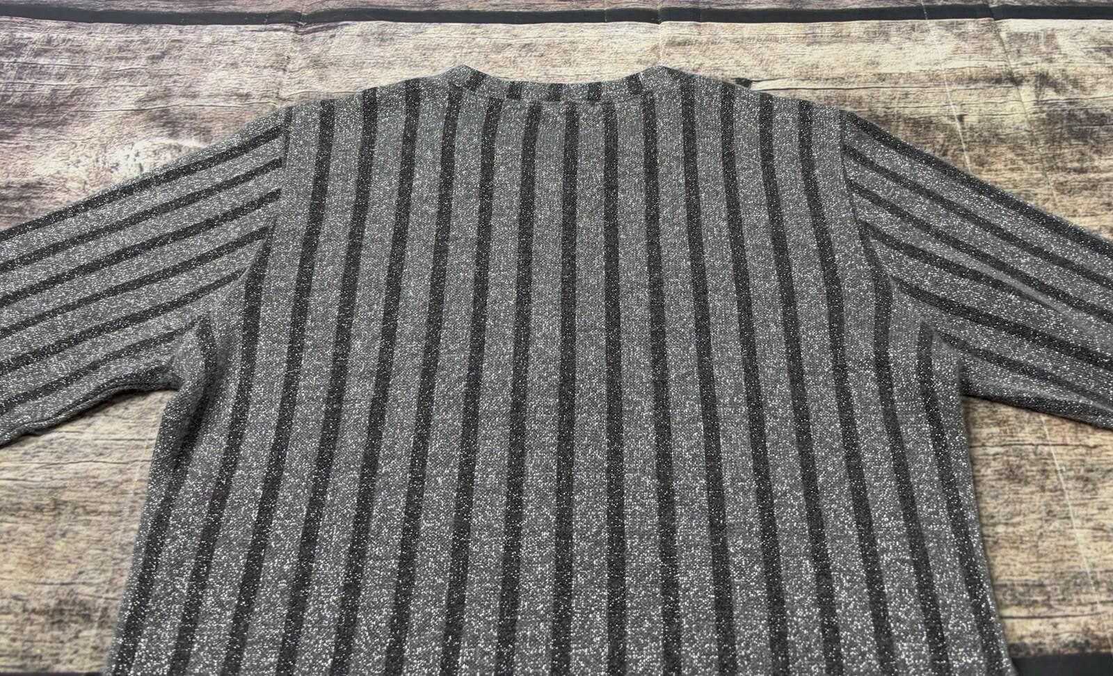 Other VTG Bianconero Top Womens Large Shimmer Made in Italy Henley Size L / US 10 / IT 46 - 6 Thumbnail