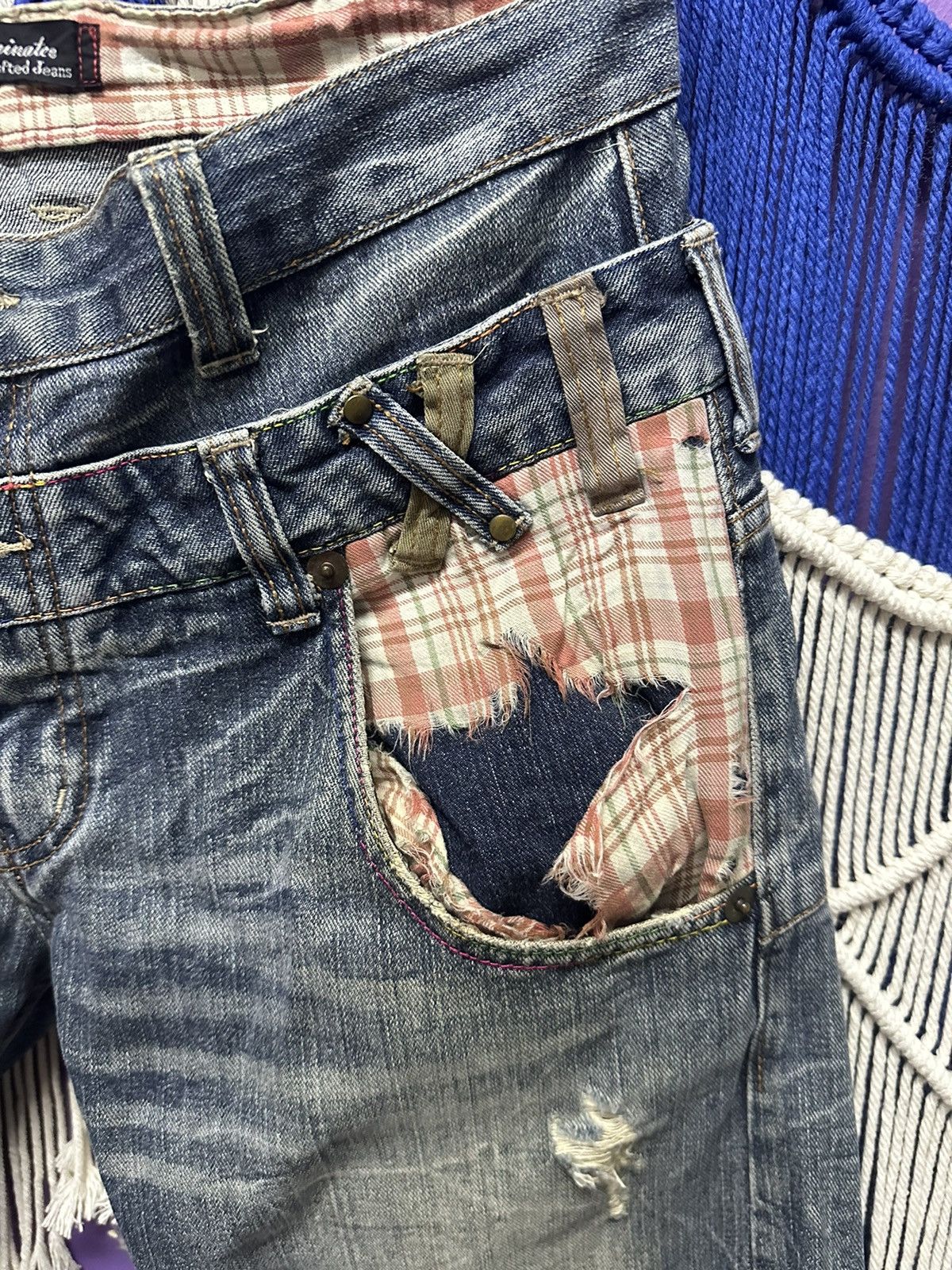 Jean Paul Gaultier Dominate handcrafted jeans double waist Size US 31 - 4 Thumbnail